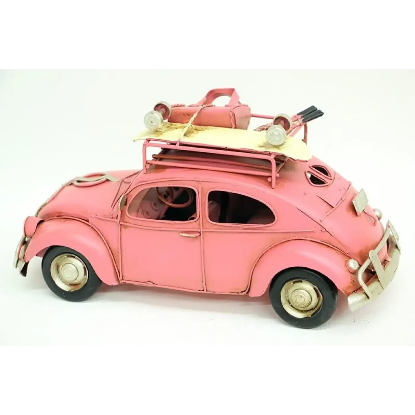 Dekoratif Vosvos Metal Araba – Pembe