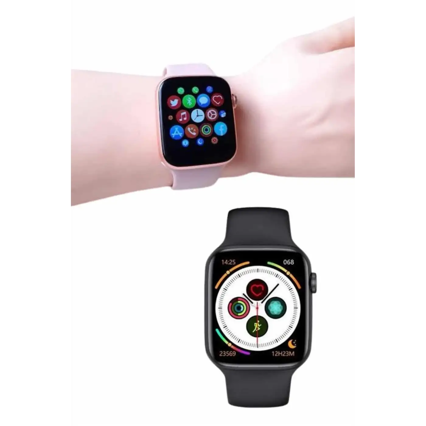 Dokunmatik Ekran Akıllı Saat Tema Değiştirme Şık ve Modern Unısex