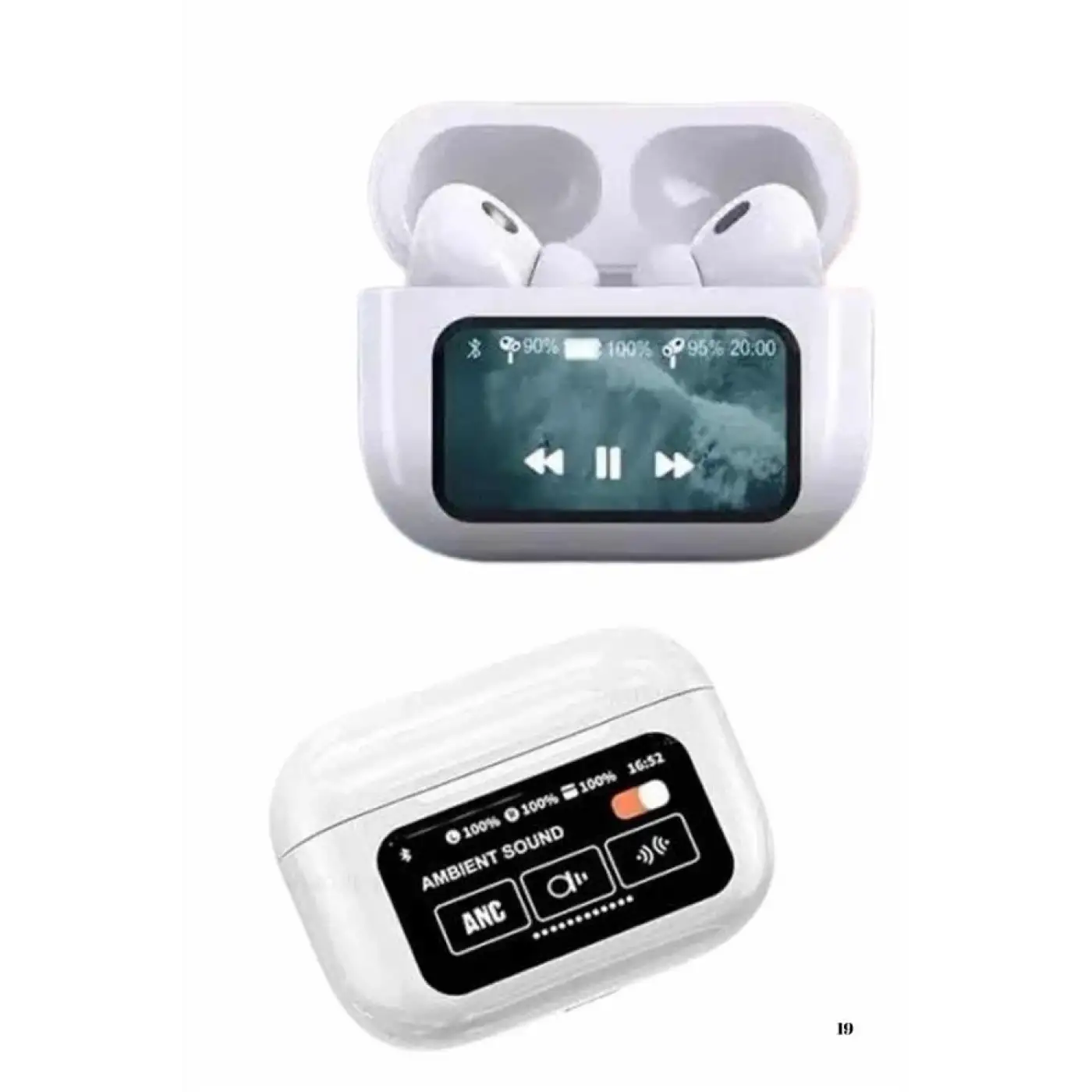 Dokunmatik Ekranlı Air Pro 2 ANC Kulaklık Kablosuz Çok Fonksiyonlu