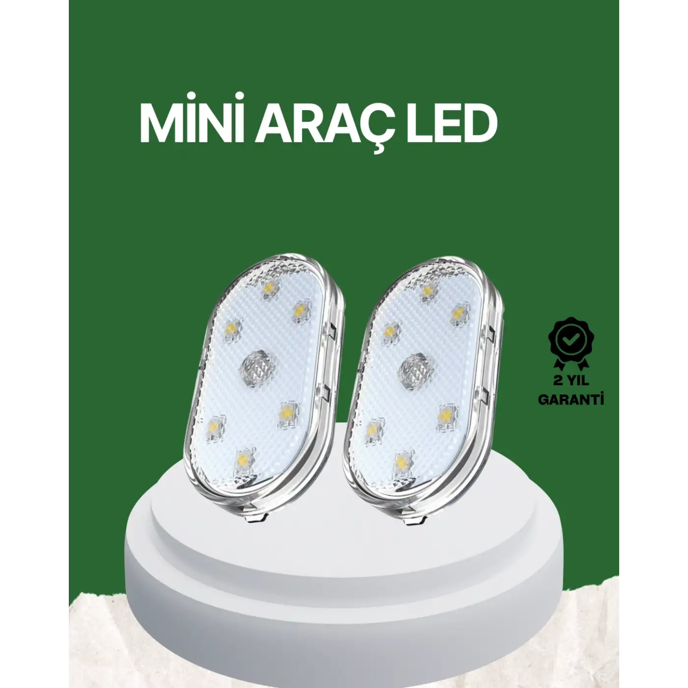 Dokunmatik Sensörlü Şarjlı Araç İçi Ambiyans Aydınlatma