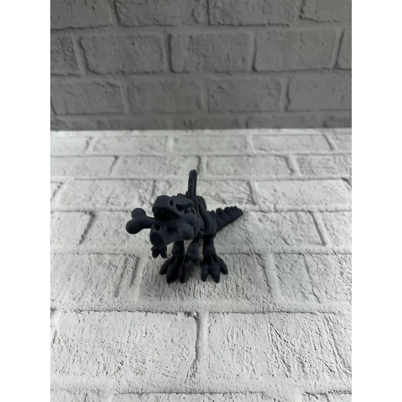 Eklemli Hareketli Dinazor Figürü Siyah – Dekoratif Masa Üstü Oyuncak