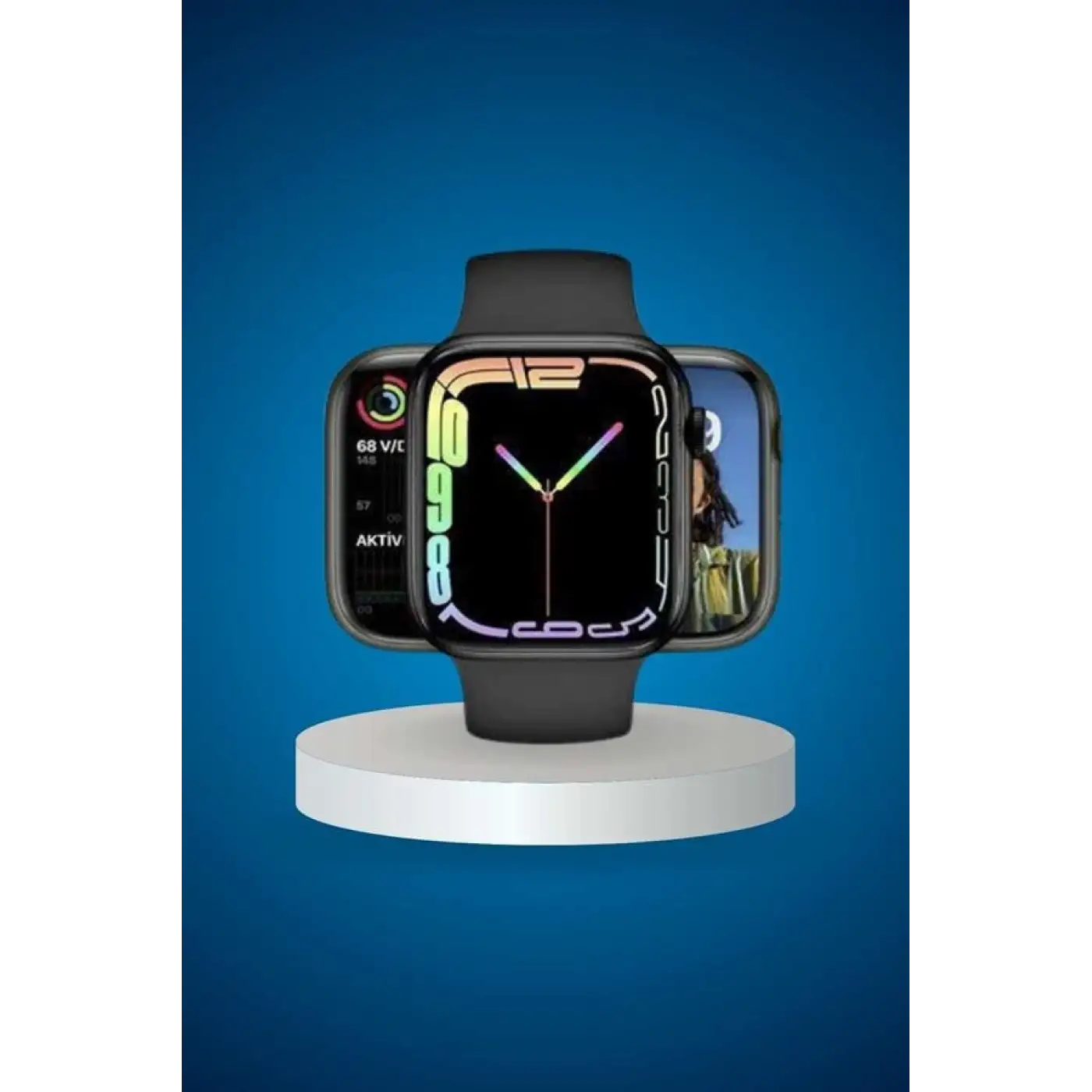 Ekranlı Yeni Nesil Pro Kulaklık ve Akıllı Saat Kampanyası Kulak İçi Mikrofonlu