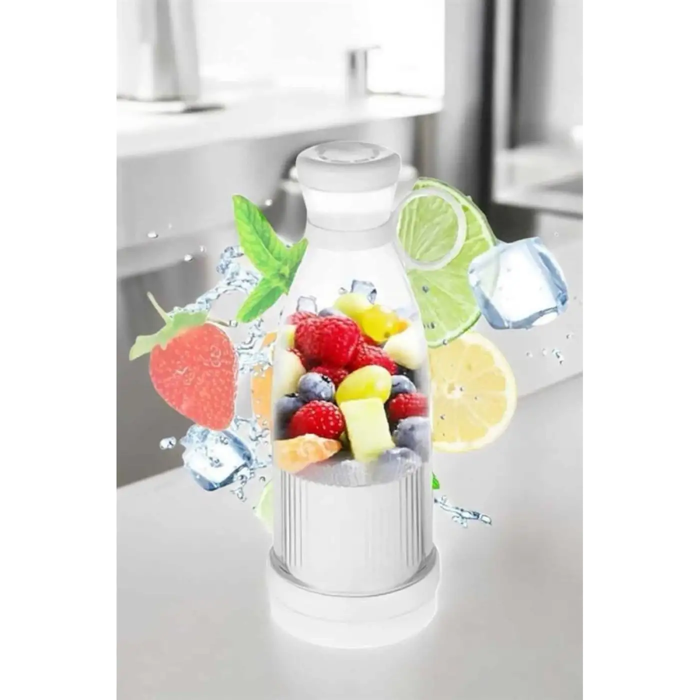 El Blender Bardak Blender Şarjlı Taşınabilir Meyve Sıkcağı Smoothie