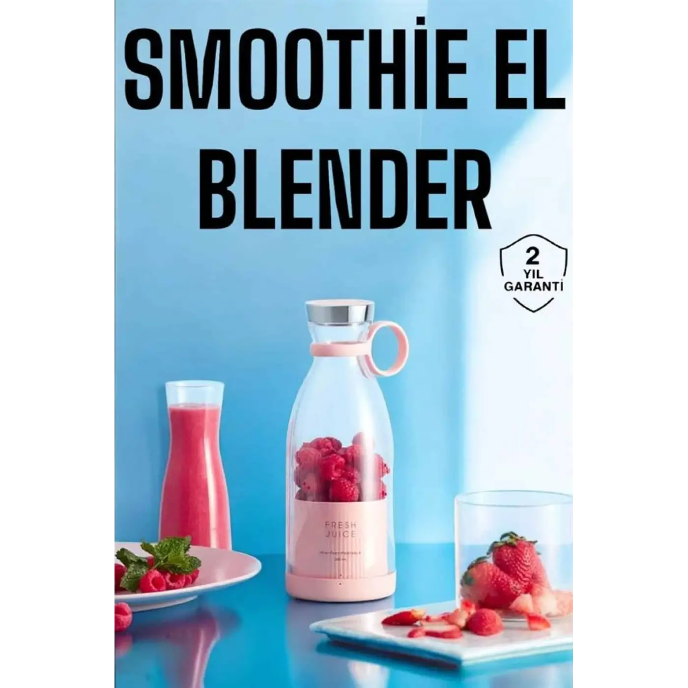 El Blender Bardak Blender Şarjlı Taşınabilir Meyve Sıkcağı Smoothie