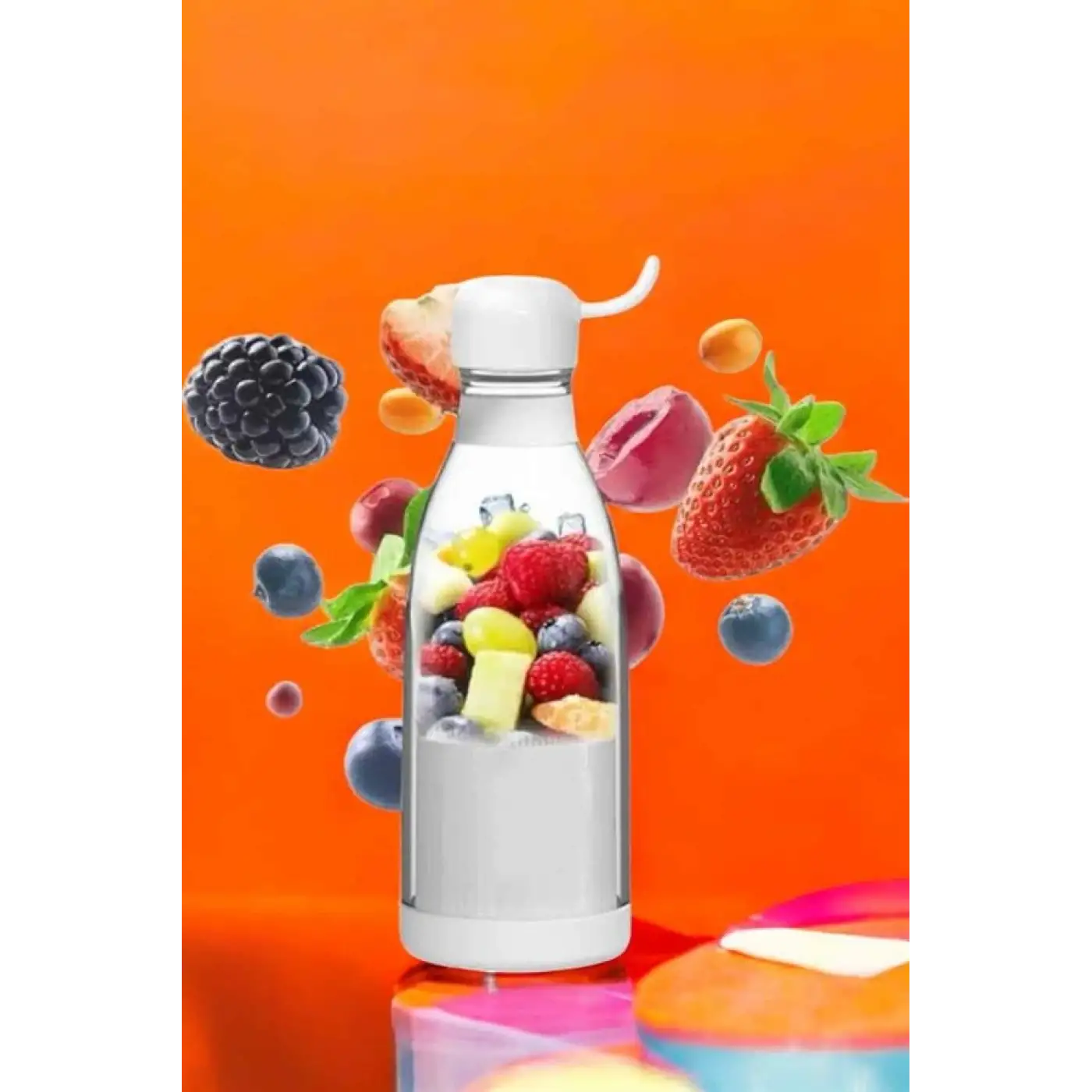 El Blender Taşınabilir Meyve Blender Şarj Edilebilir Taşınabilir Blender Elektrikli