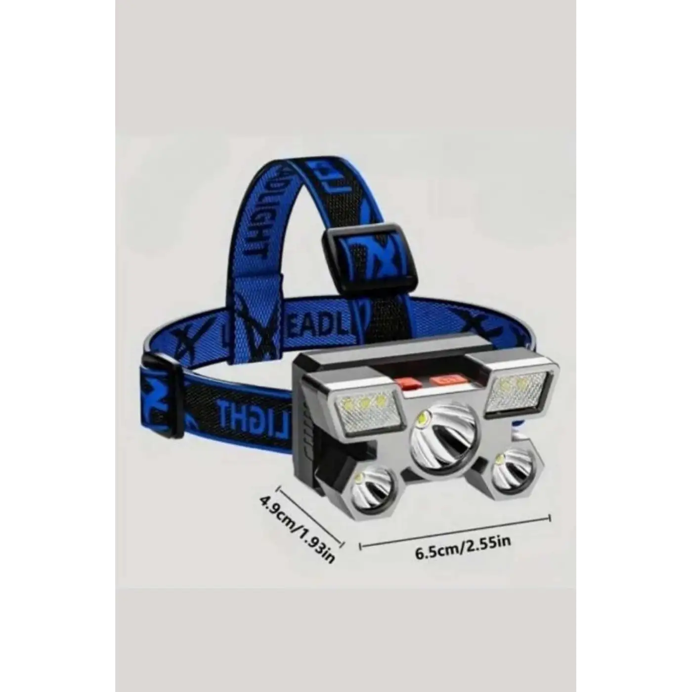 El Feneri Süper Kafa Lambası 4 Modlu 5 Led Kafa Feneri