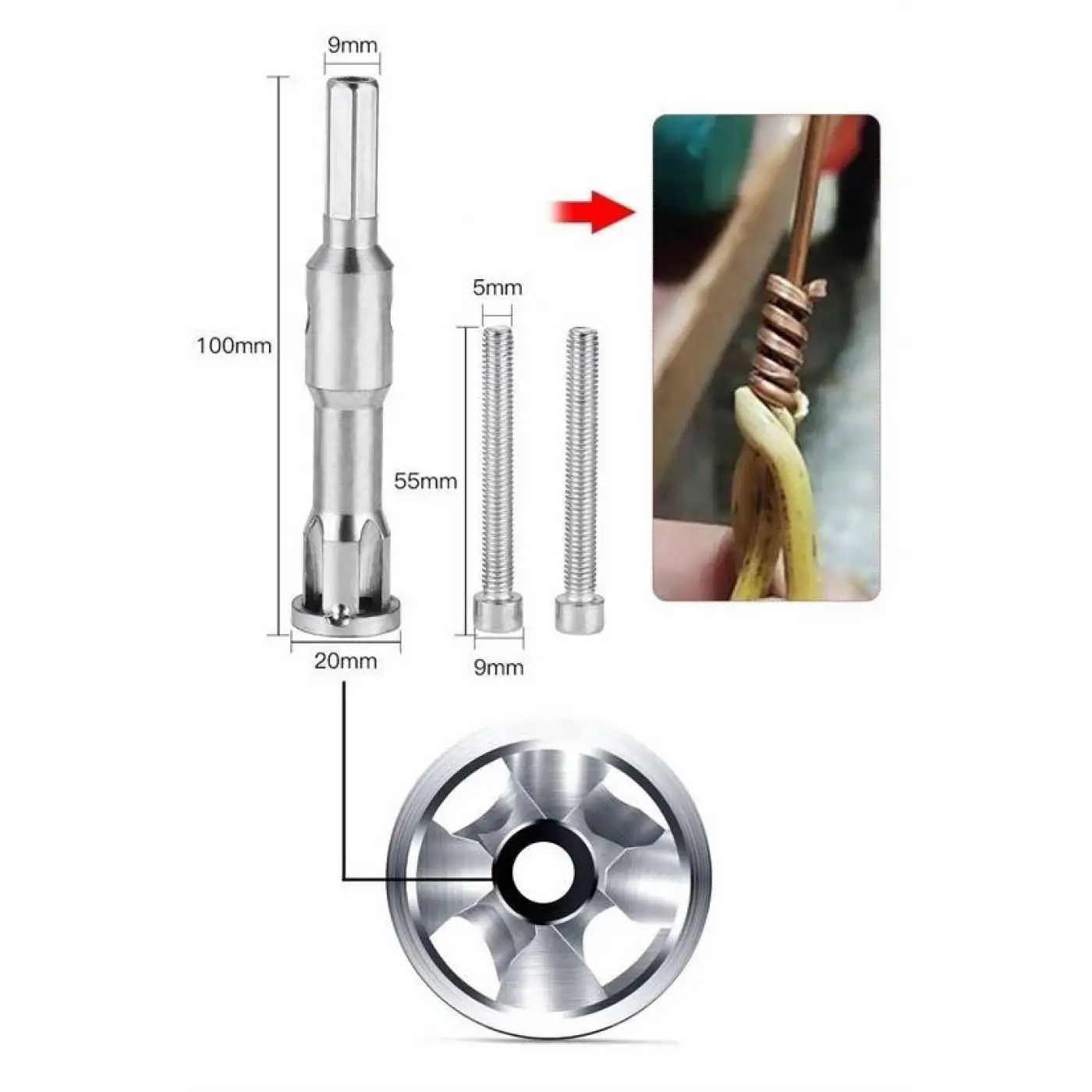 El Matkabı Tel Kablo Soyma Sarma Birleştirme Bağlama Aparatı El Matkabı İçin