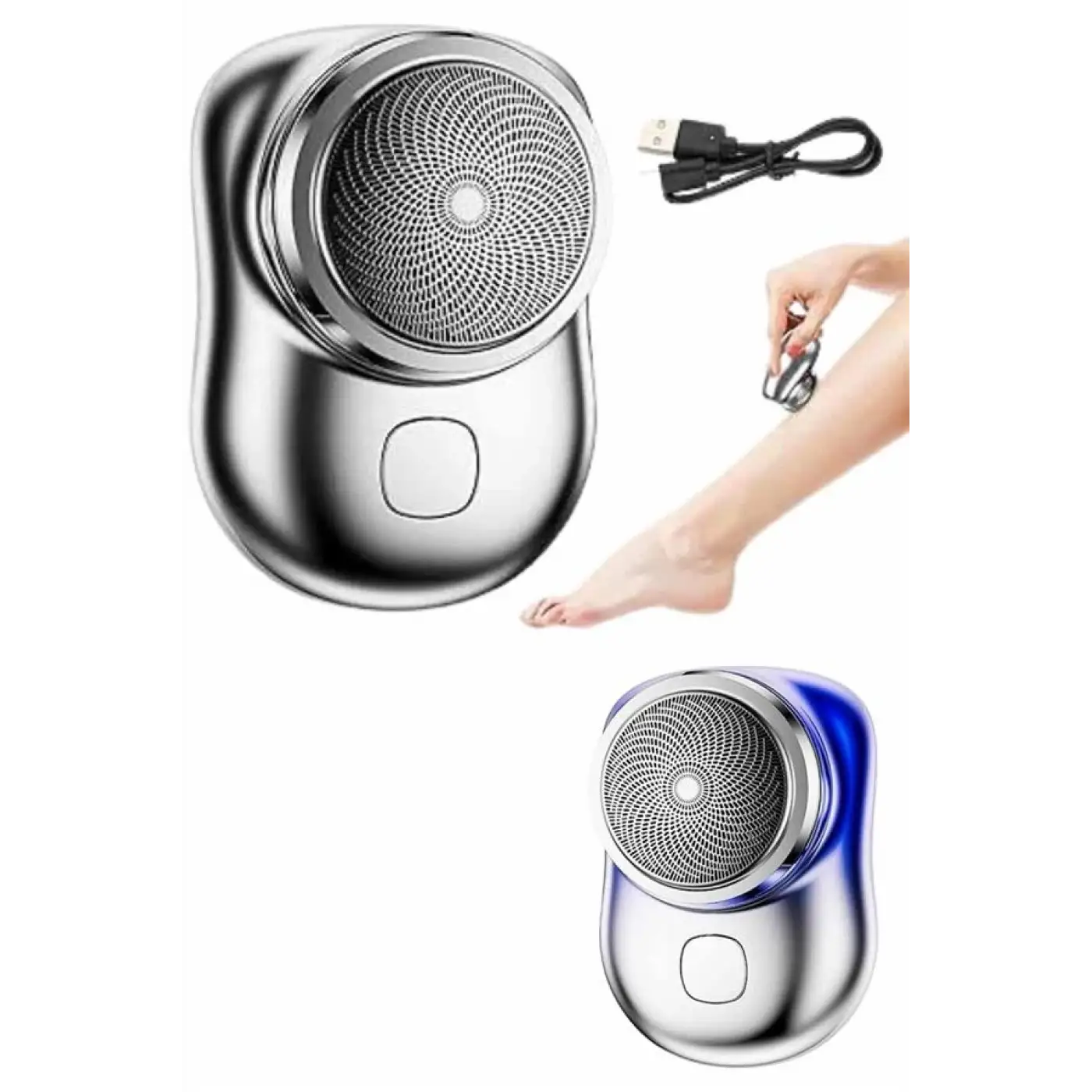 Elektrikli Mini Tıraş Makinesi,Taşınabilir USB Şarjlı Kablosuz Tıraş Makinesi