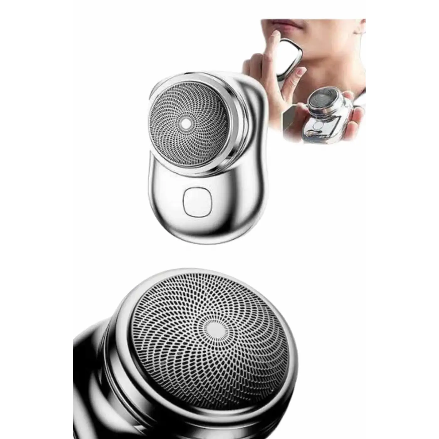 Elektrikli Mini Tıraş Makinesi,Taşınabilir USB Şarjlı Kablosuz Tıraş Makinesi