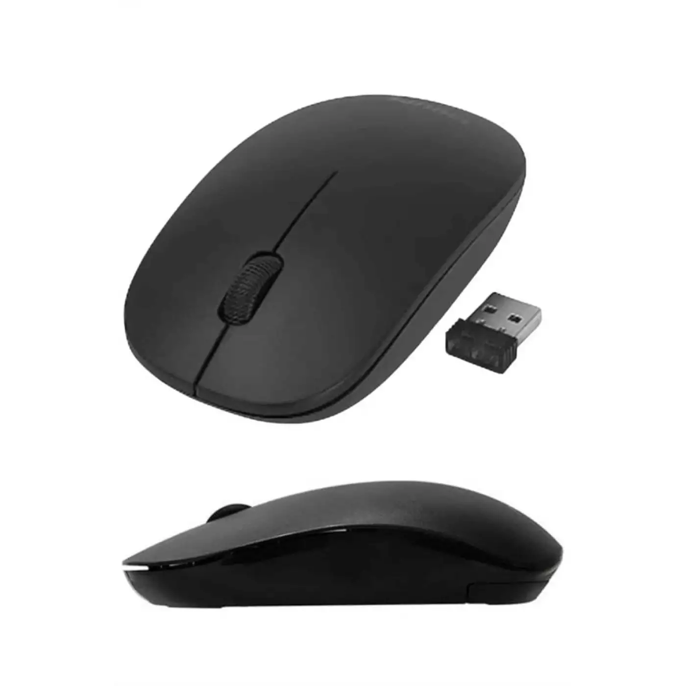 Ergonomik Tasarım Kablosuz Siyah Mouse Hassas Uzun Ömürlü