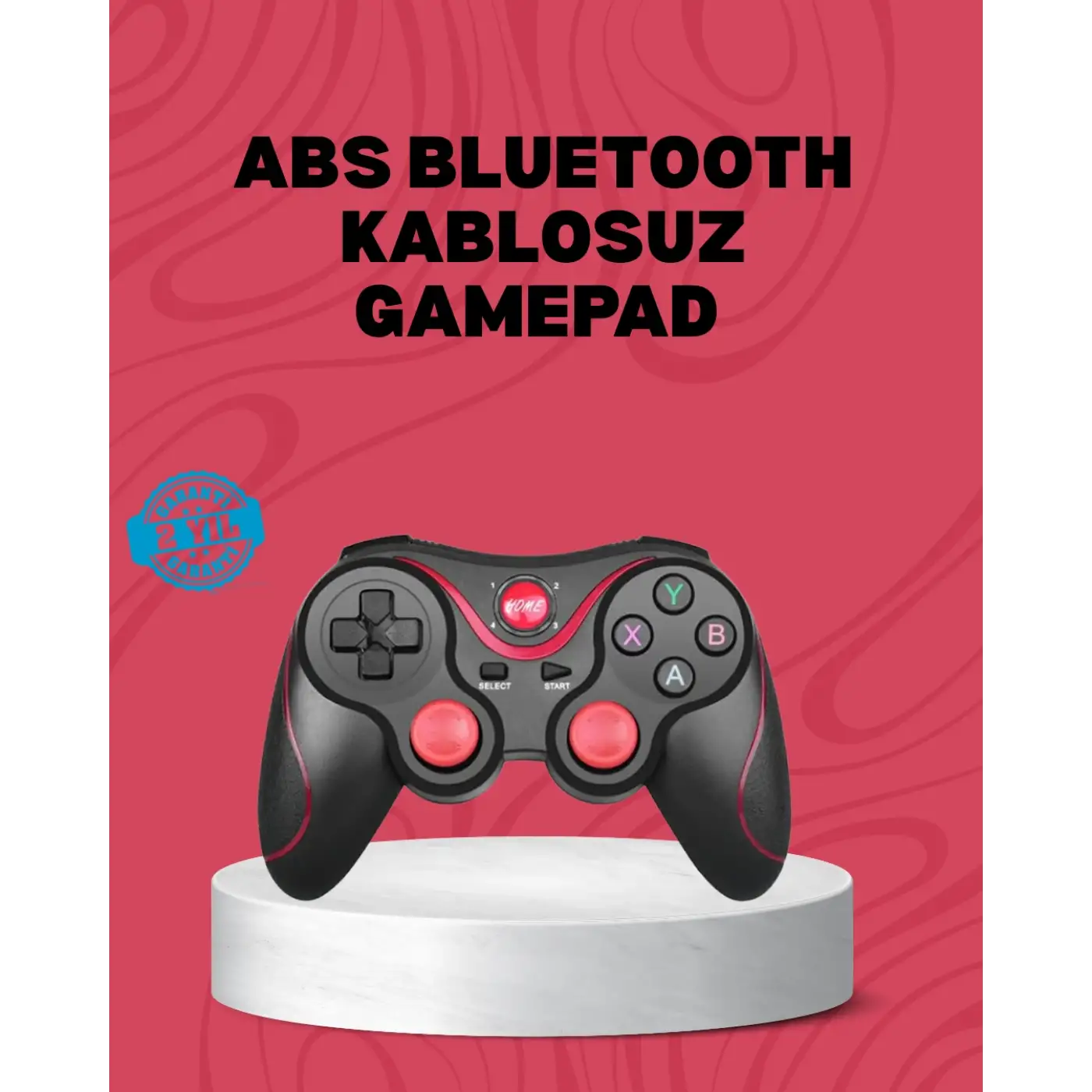 Ergonomik Tasarımlı Çok Yönlü Wireless Gamepad