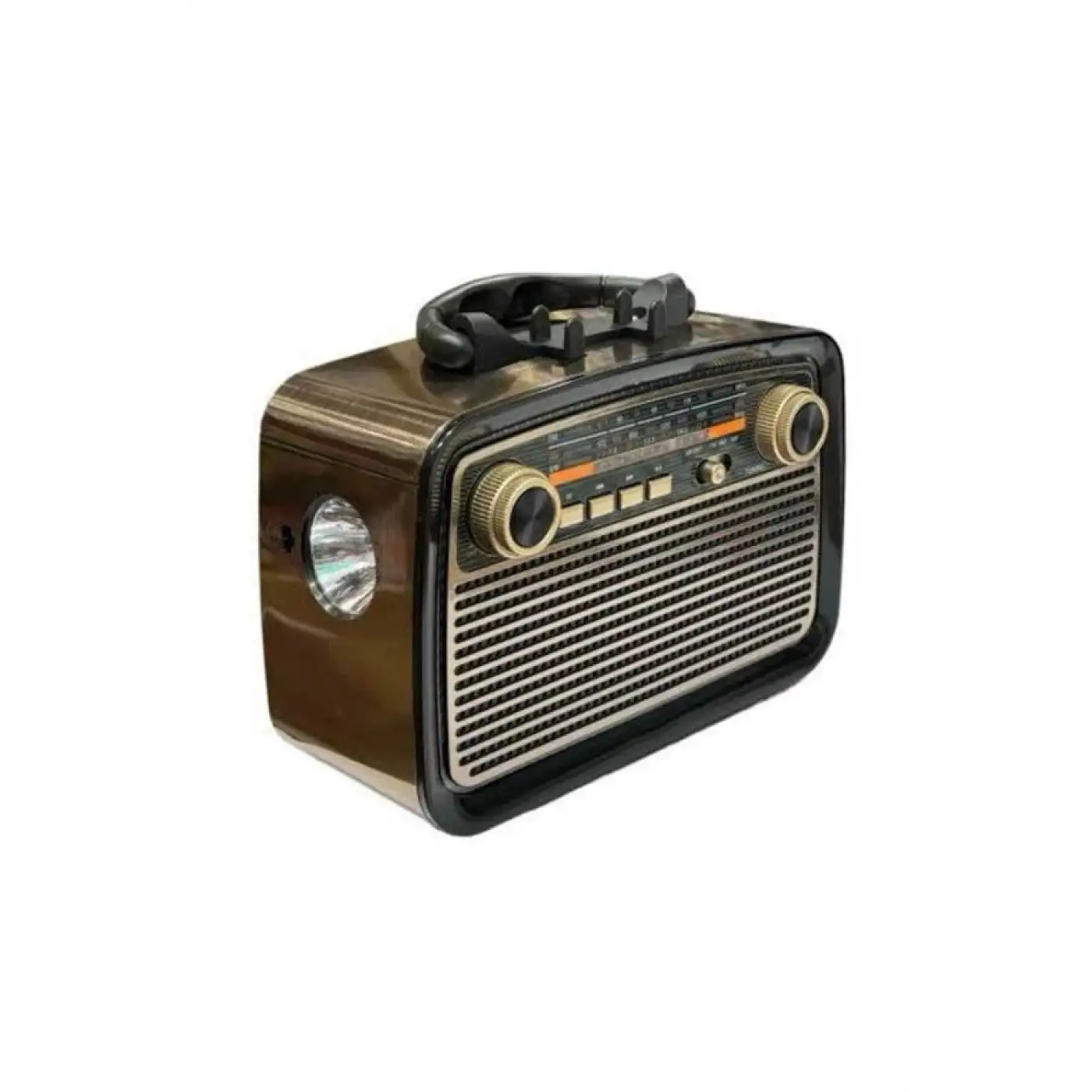 Eskitme Nostalji Tasarımlı Bluetoothlu Nostalji Radyo Ahşap Nostaljik Görünümlü