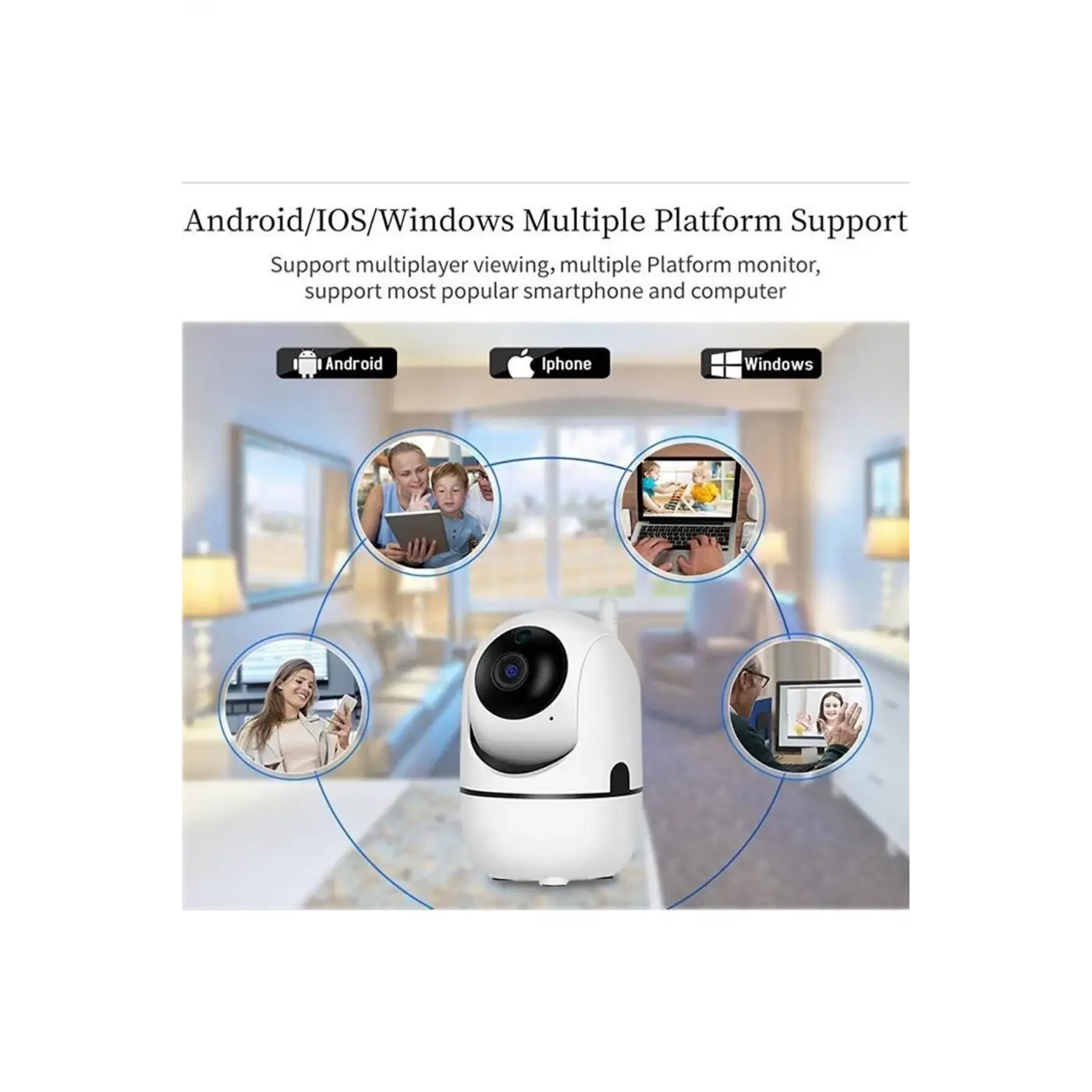 Ev Güvenlik Kamerası, Bebek Izleme, Bebek Monitoring Kamerası, Hareket Algılama , Sesli Görüşme