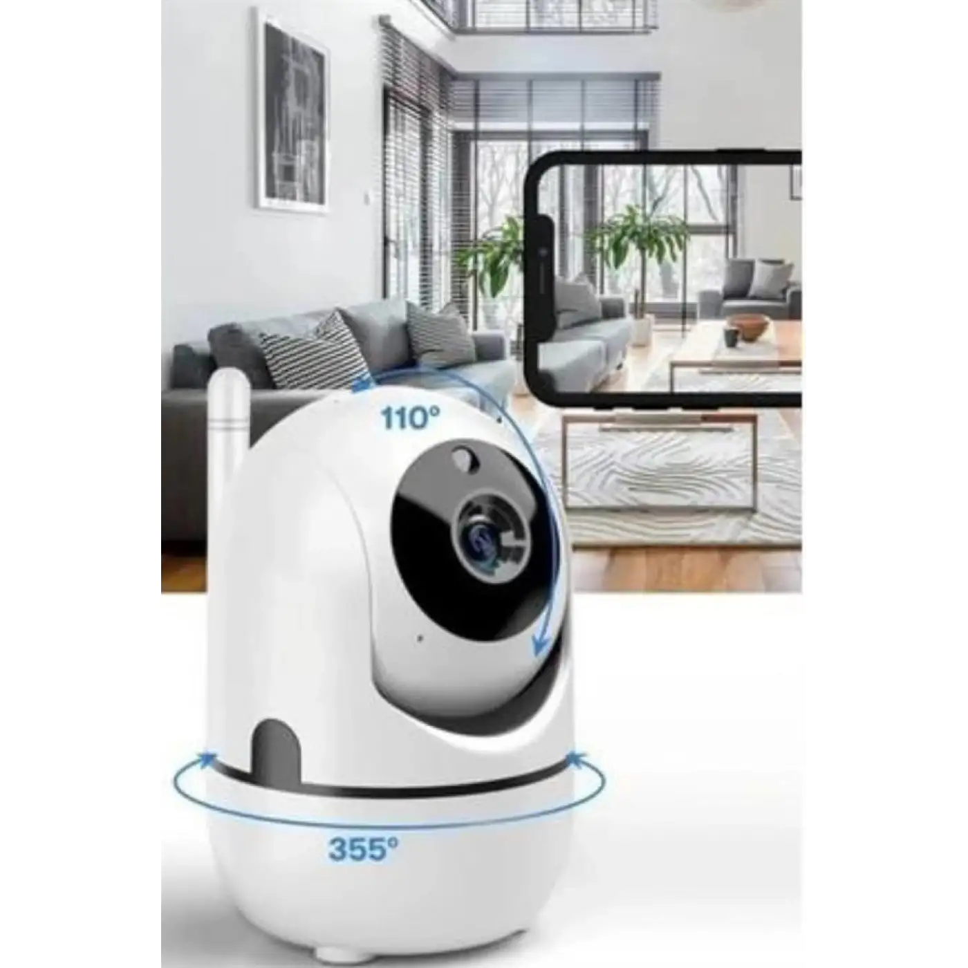 Ev ve Ofis İçin Kompakt Tasarımlı Kablosuz Kamera