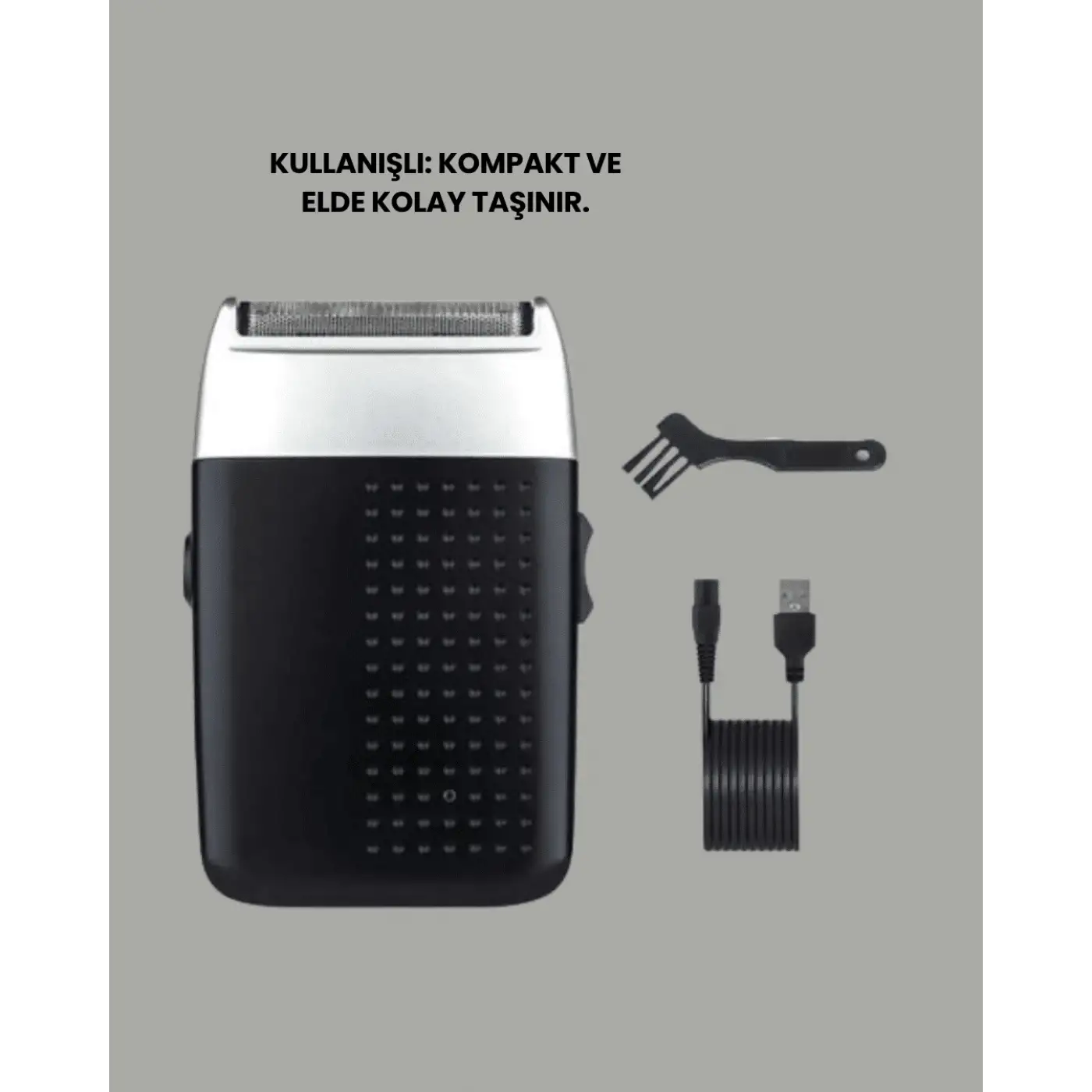 Evde Kişisel Bakımın Yeni Yolu – Kompakt ve Ergonomik Tıraş Makinesi