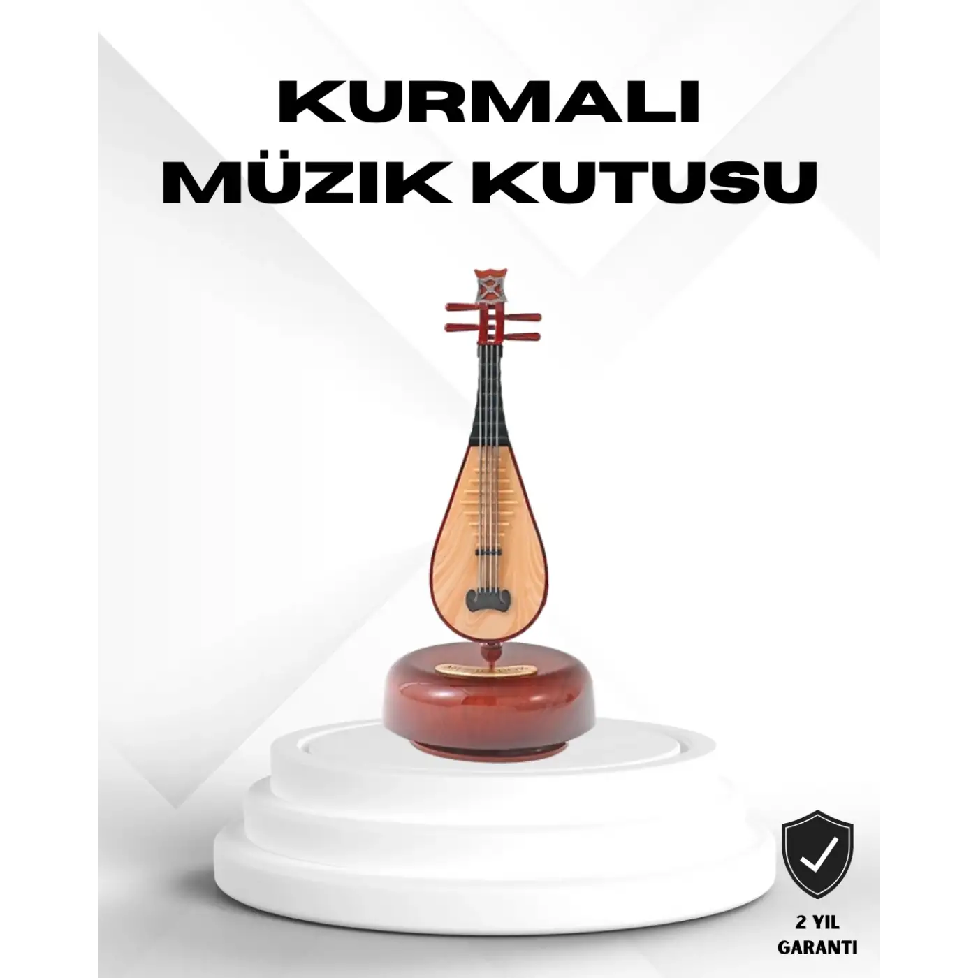 Figürlü Müzik Kutusu Zarif Melodili Dekoratif Model