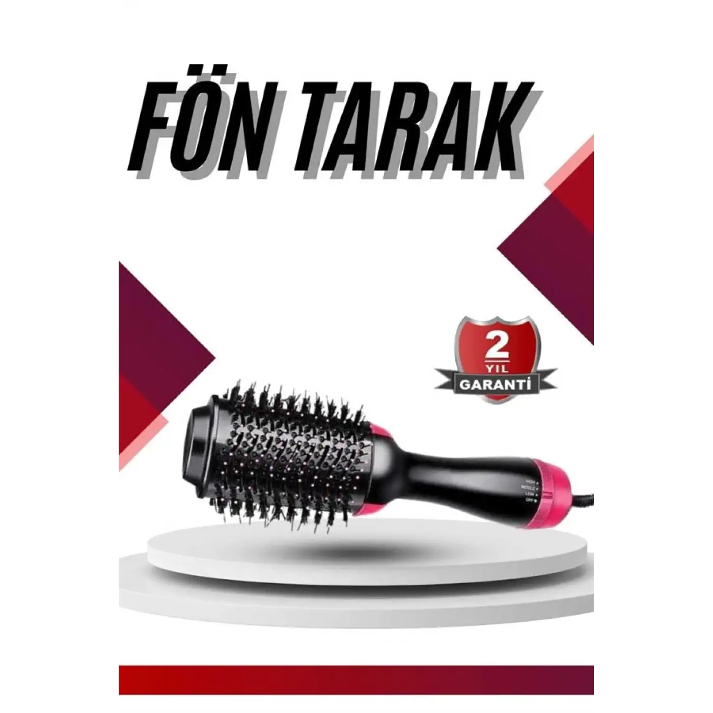 Fön Tarak 1200 W Saç Şekillendirici Saç Düzleştirici Saç Kurutma