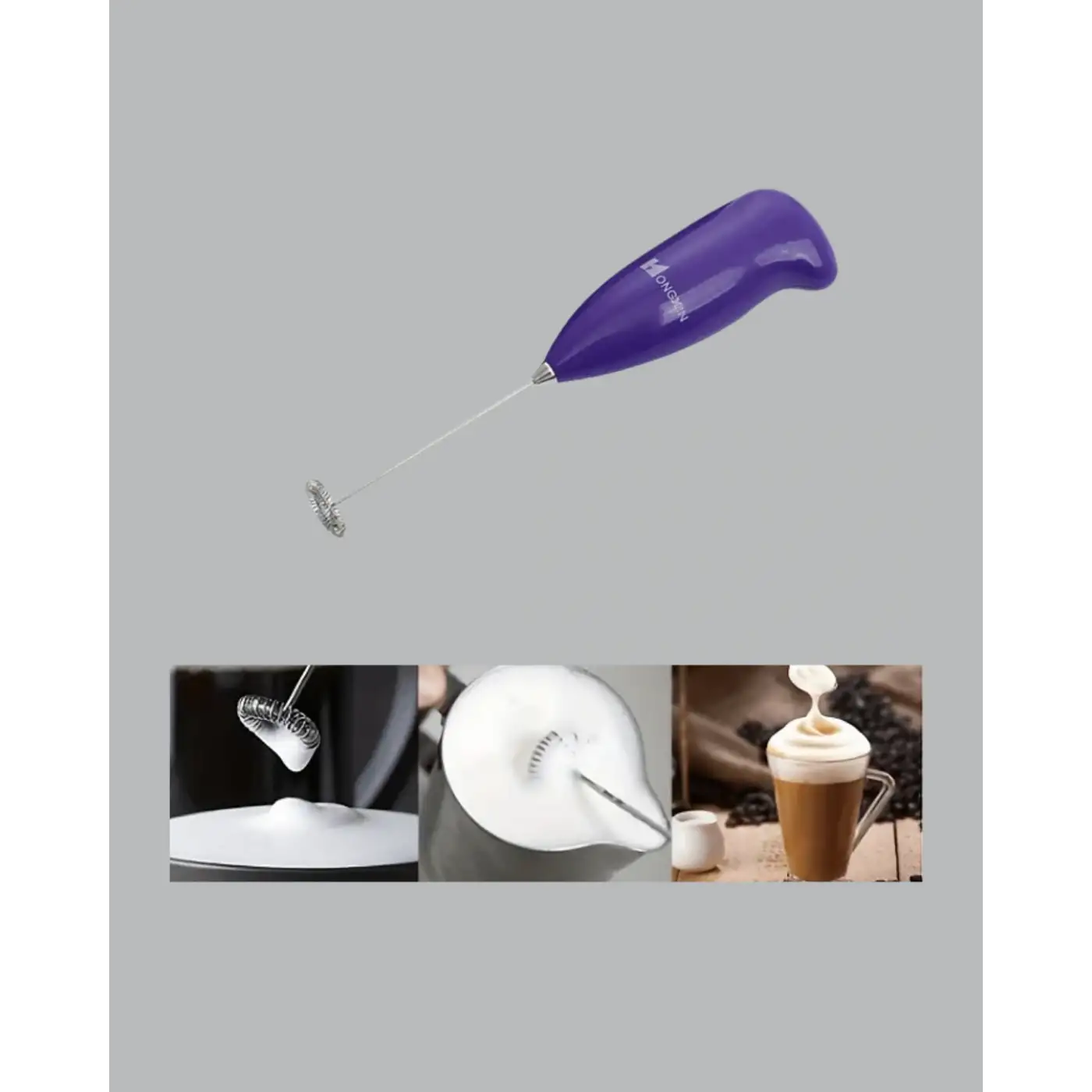 Frappe ve Cappuccino Maker – Taşınabilir Pilli Köpürtücü Mikser