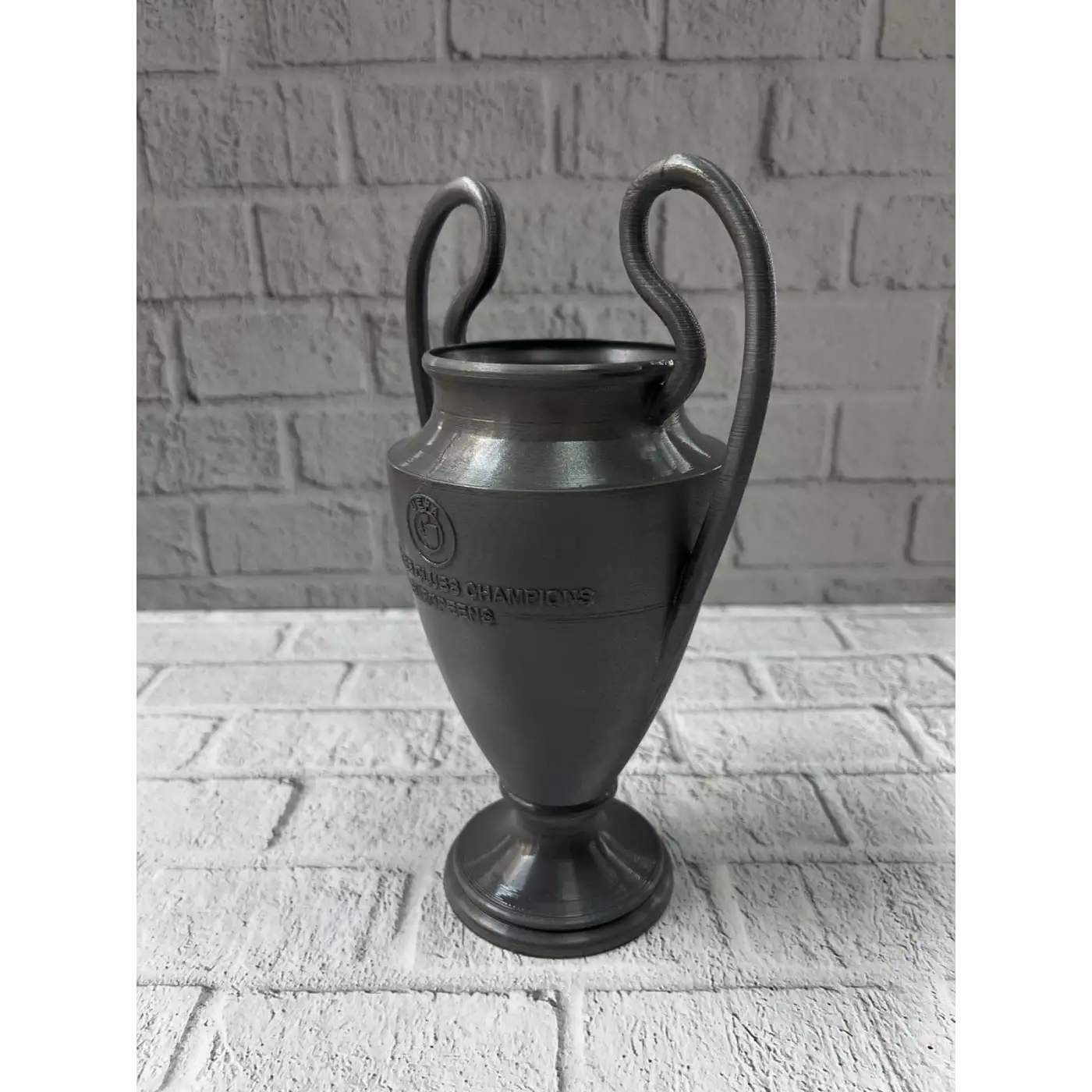 Füme Şampiyonlar Kupası 25cm Modern Dekor Ödül Biblo