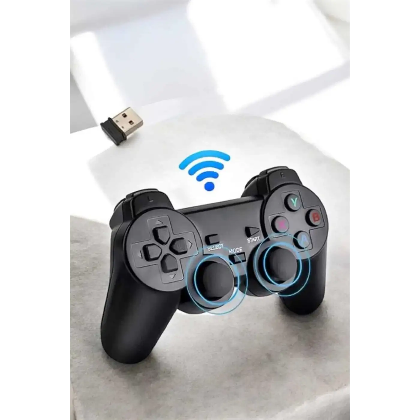 Game Stick 2000 Oyunlu 2.4G Kablosuz Çift Kol Yüksek Hassasiyetli Wireless