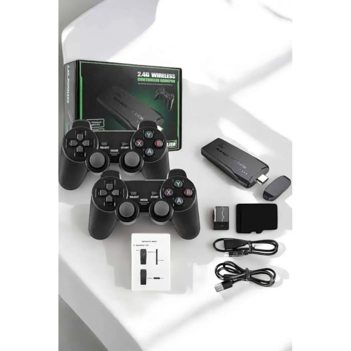 Atari 2.4g Uyumlu Kablosuz Çift Kol Game Stick