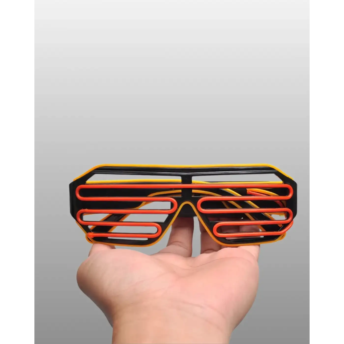 Gece Eğlencelerine Özel Renkli LED Işıklı Gözlük