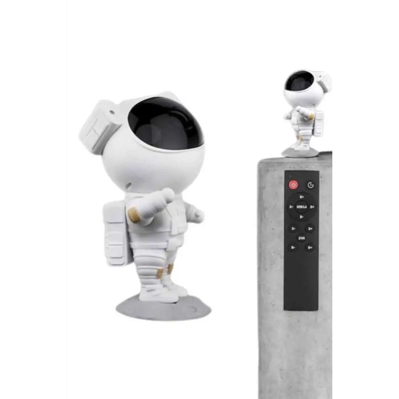 Gece Lambası Astronot Bluetooth Hoparlörlü Galaksi Işık Projektörü