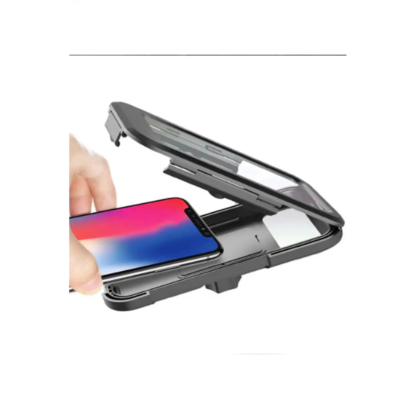 Gidon Bağlantılı Su Geçirmez Mıknatıslı Motorsiklet Telefon Tutucu