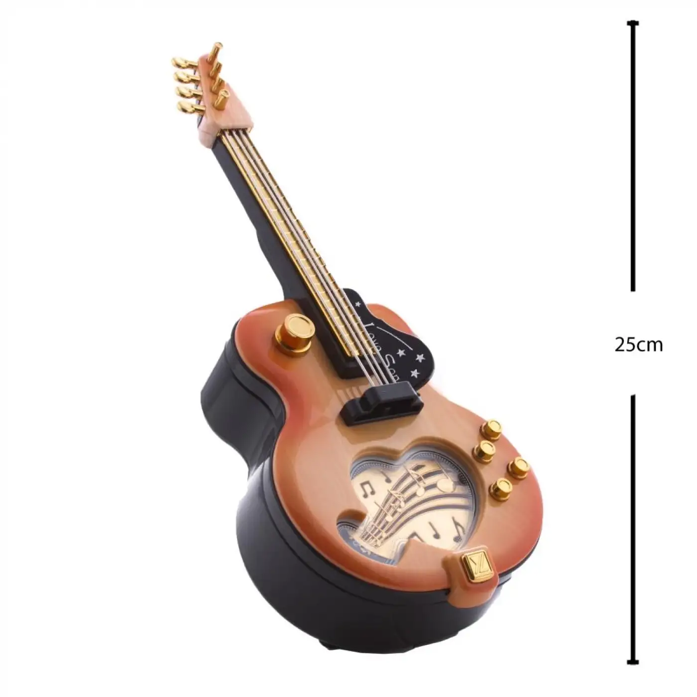 Gitar Görünümlü Nostaljik Müzik Kutusu