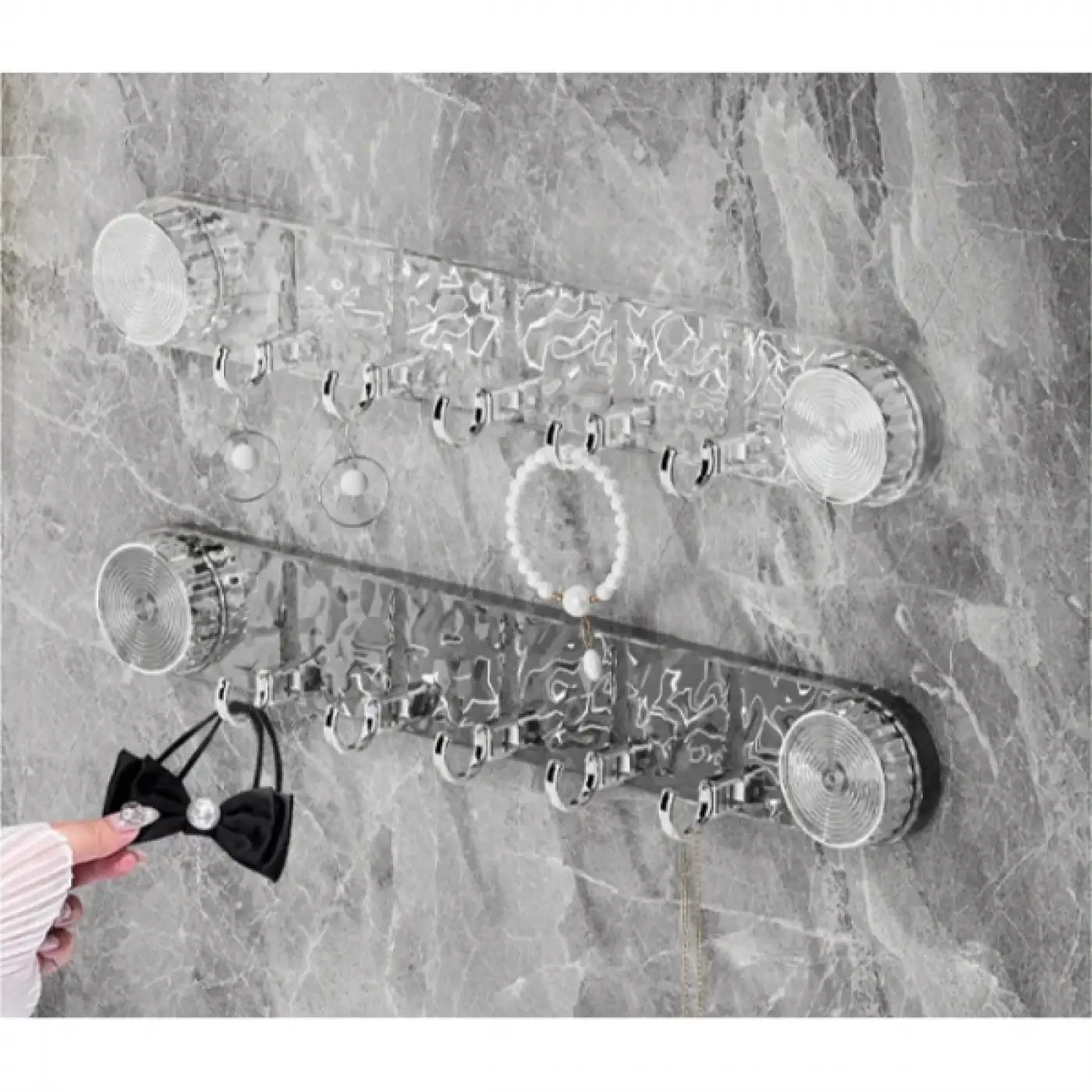 Güçlü Lüks Vantuzlu Askılık