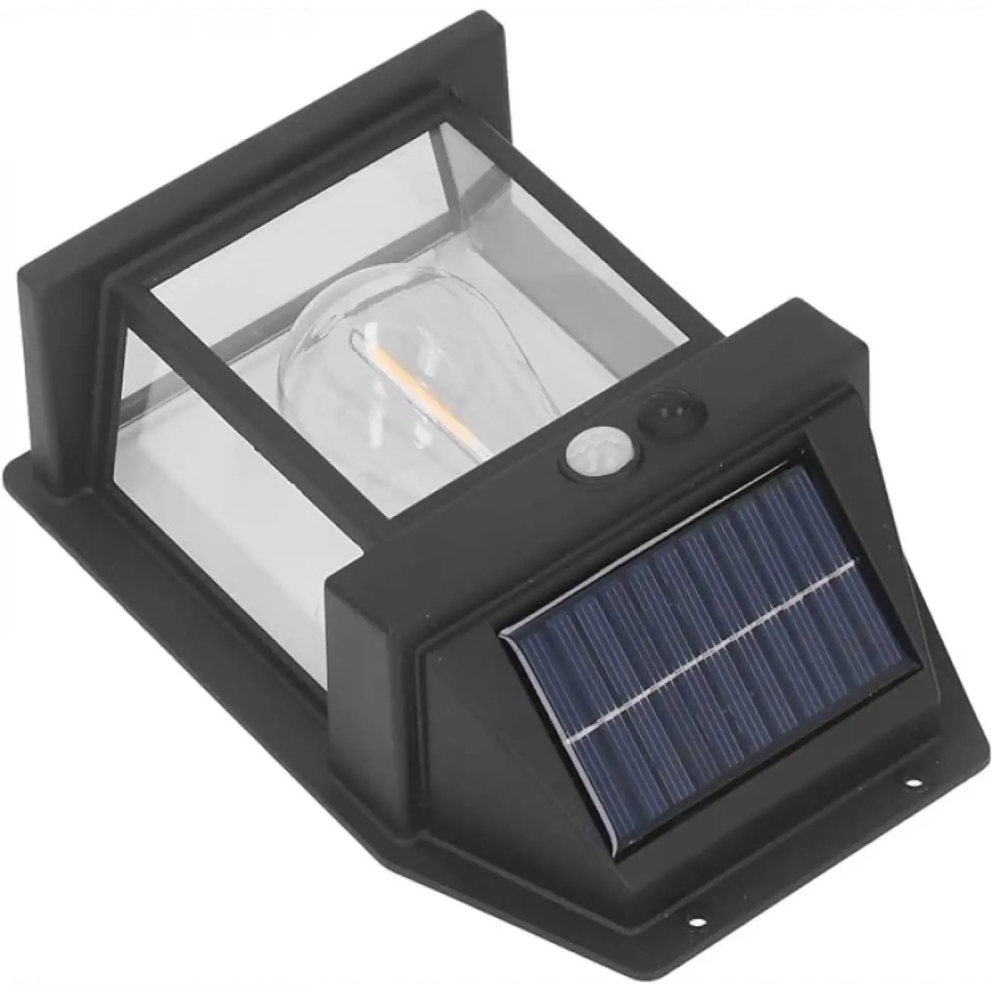 Güneş Enerjili Bahçe Aydınlatması Aplik Dekor Solar Ve Sensörlü Bahçe Balkon Ve Garaj Lambası