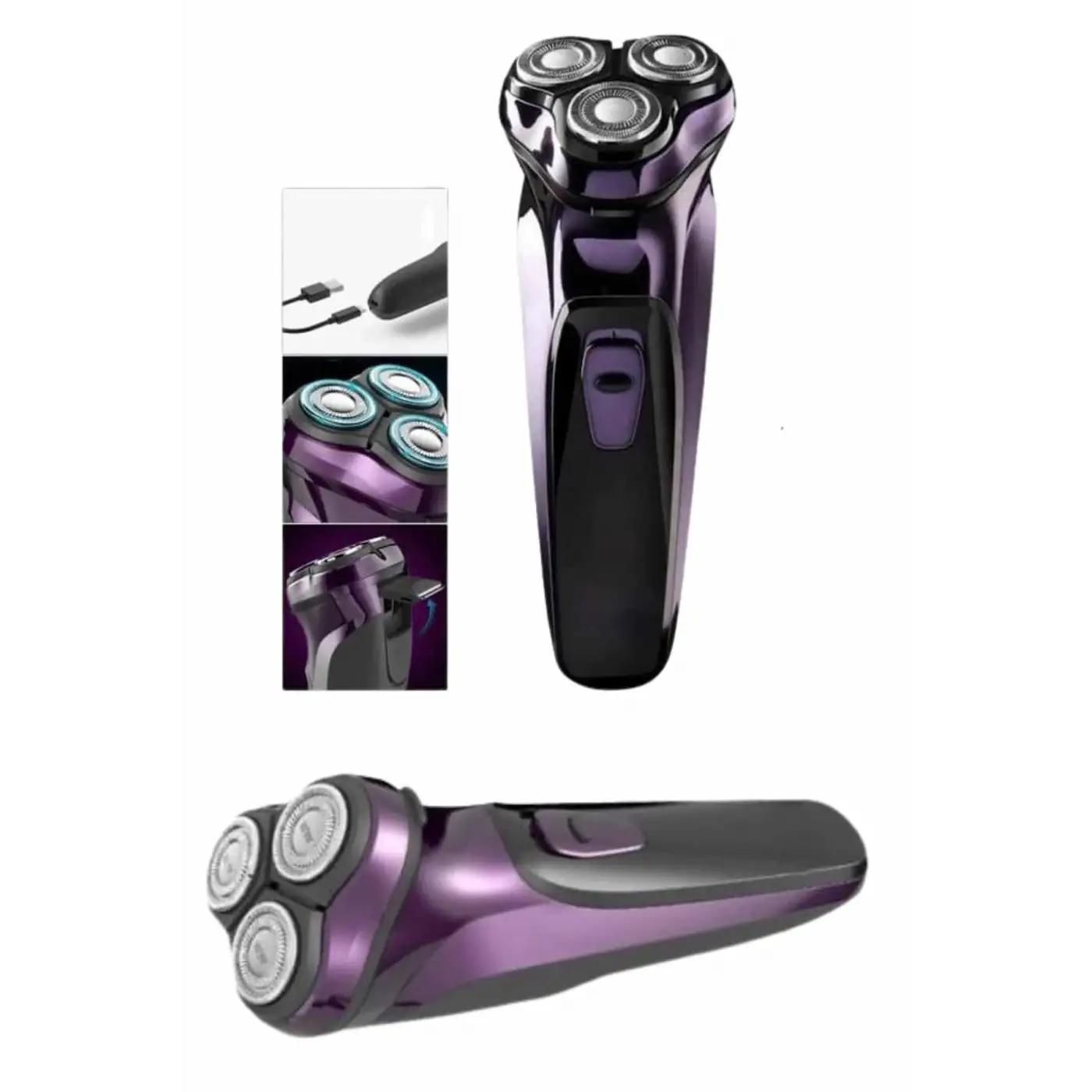 Günlük Kullanıma Uygun Profesyonel Tıraş Makinesi Döner Başlıklı