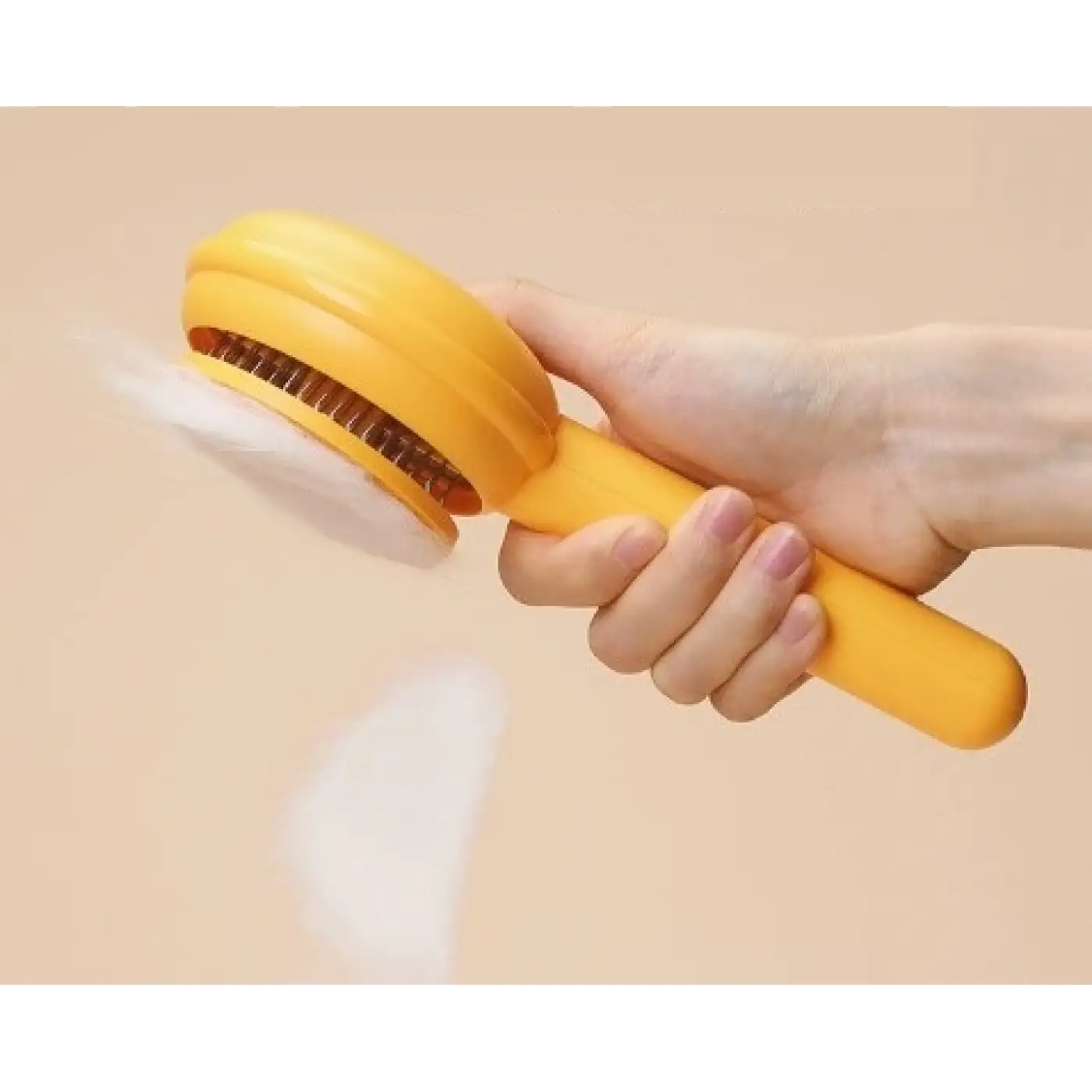 Hamburger Şekilli Otomatik Temizlenen Evcil Hayvan Tarağı