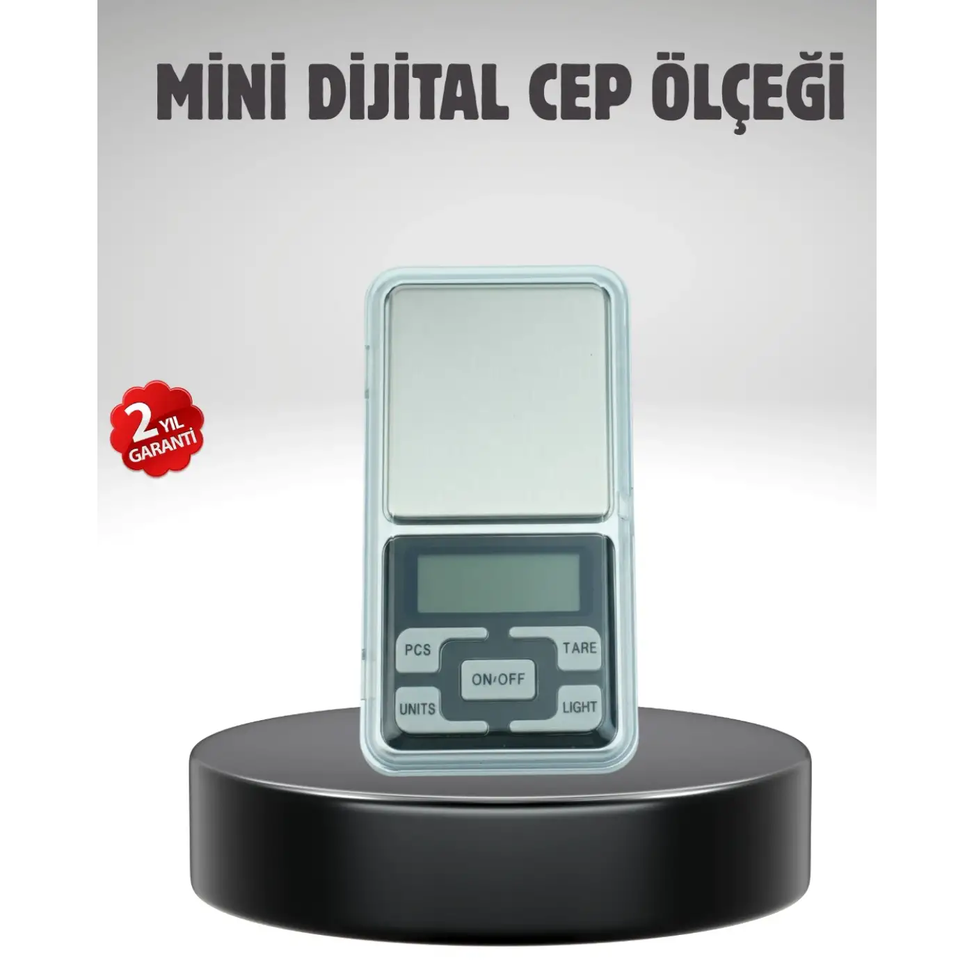 Hassas Tartım İçin Dijital Cep Terazisi Sayma Modlu