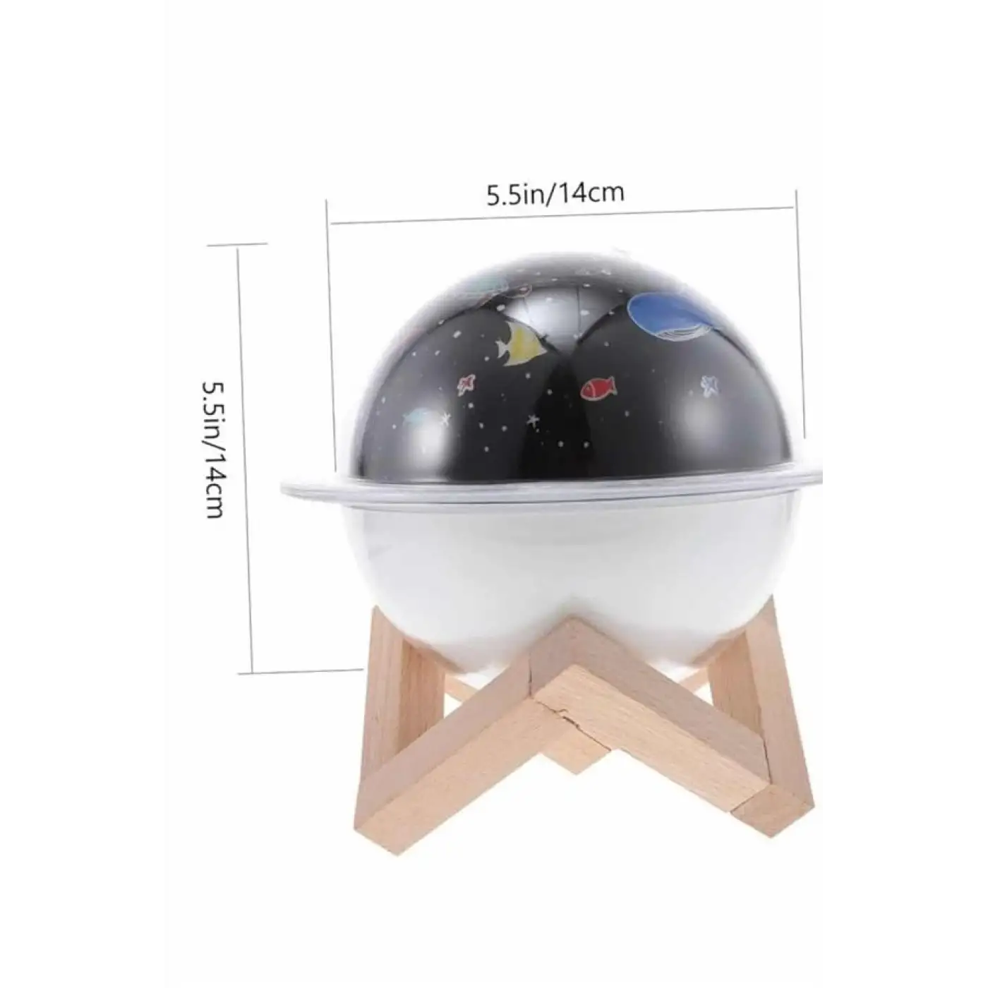 Hava Nemlendirici Led Işıklı Gece Lambası Yıldız Görünümlü Renk Değiştiren