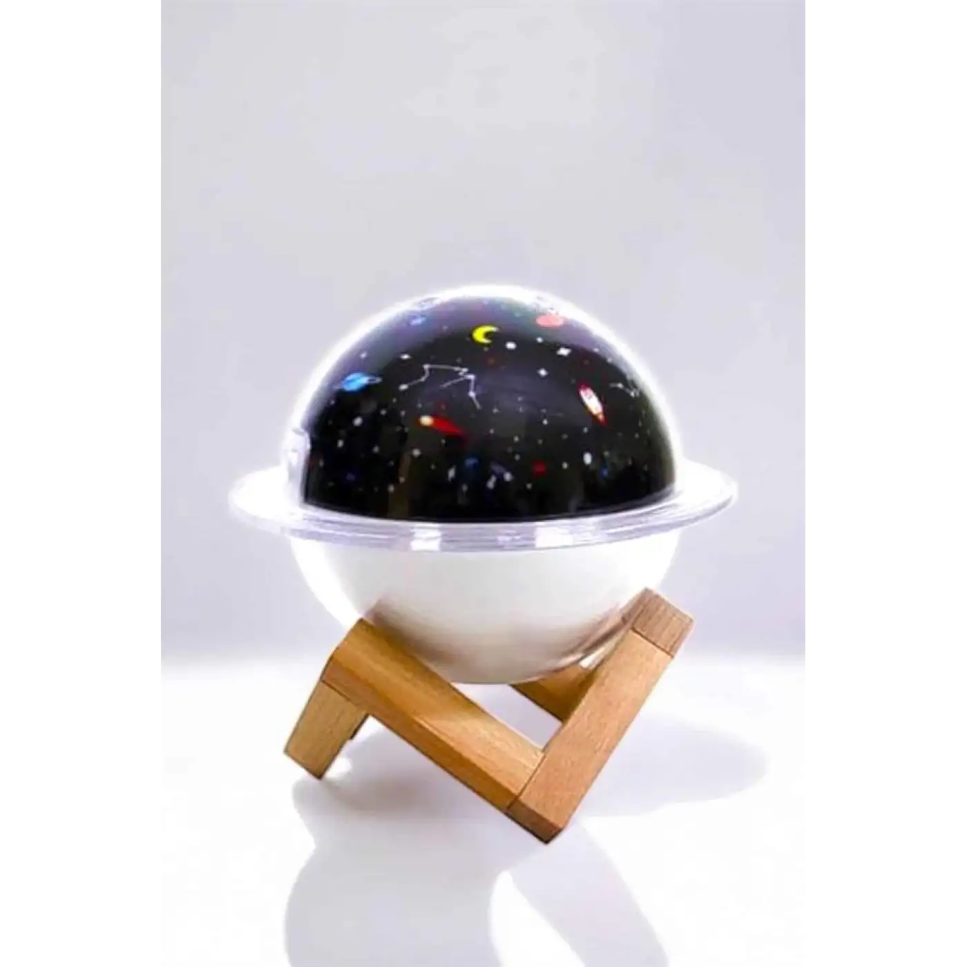 Hava Nemlendirici Masa ve Gece Lambası USB Projeksiyon Aromaterapi