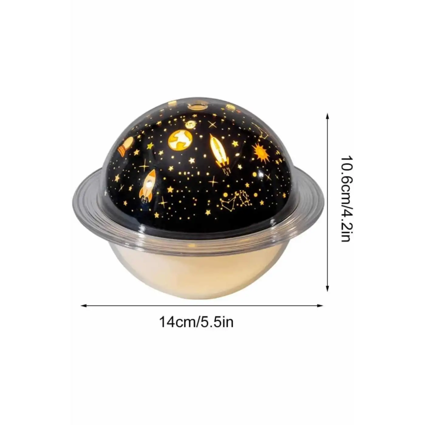 Hava Nemlendirici Renk Değiştiren Oda Kokusu Yıldızlı Projektör