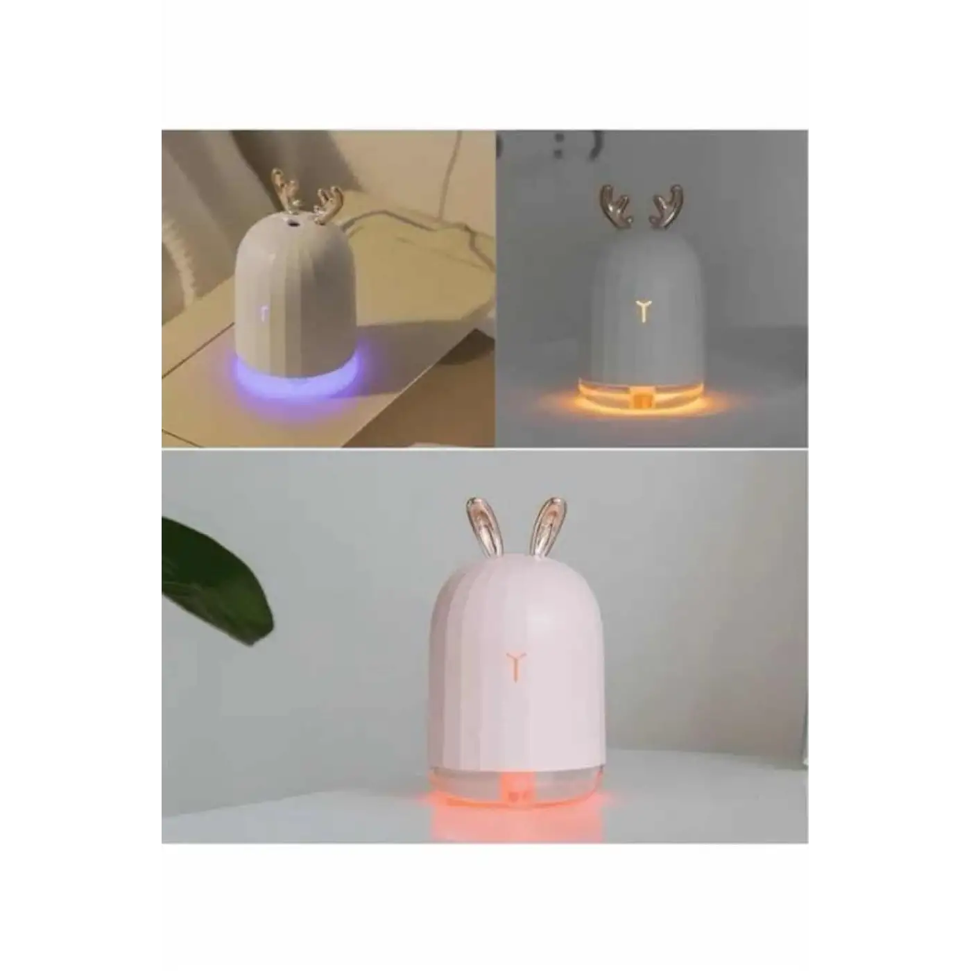 Hava Nemlendirici Ultrasonik Aromaterapi Difüzör Tavşan Nemlendirici