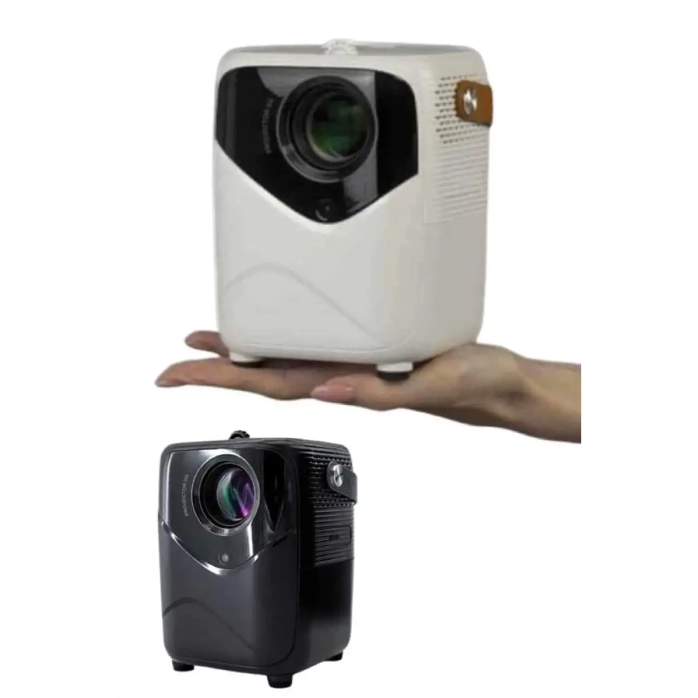 HD Ayaklı Portatif Projeksiyon Cihazı Bluetooth Wifi Akıllı Android İşlemcili