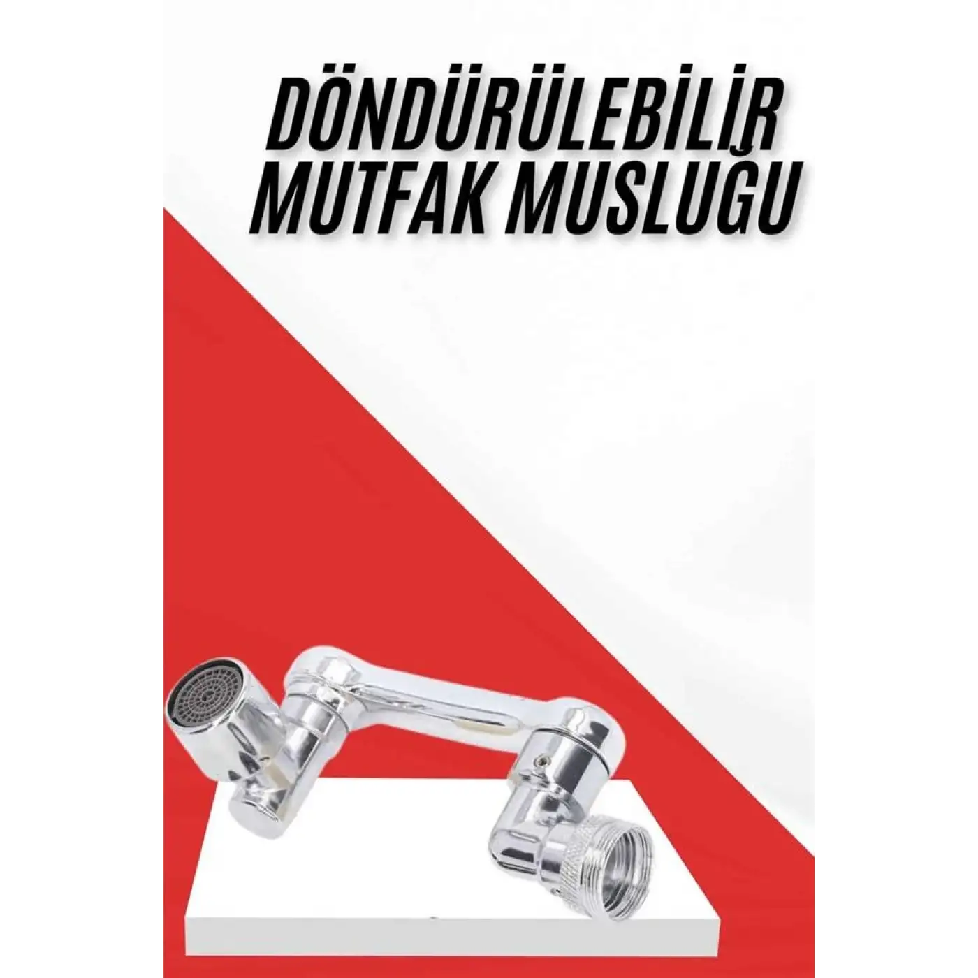 Her Yere Dönebilen Tasarruflu Mutfak Musluk Başlığı Ucu Musluk Ucu Oynar Başlıklı