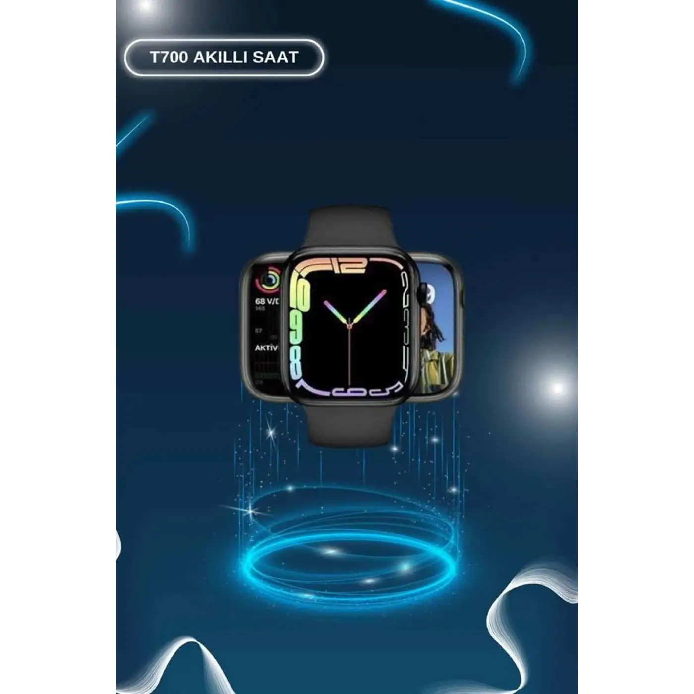 İkili Set Dev Kampanya Ucuz Kulaklık Ucuz Akıllı Saat Gürültü Önleyici Uzun Pil Ömrü