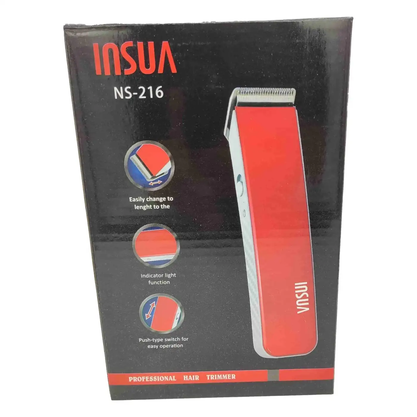 Insua Pro NS-216 Sakal Kesme Makinesi,Ense Tüy Temizleme Makinesi, Traş Makinesi