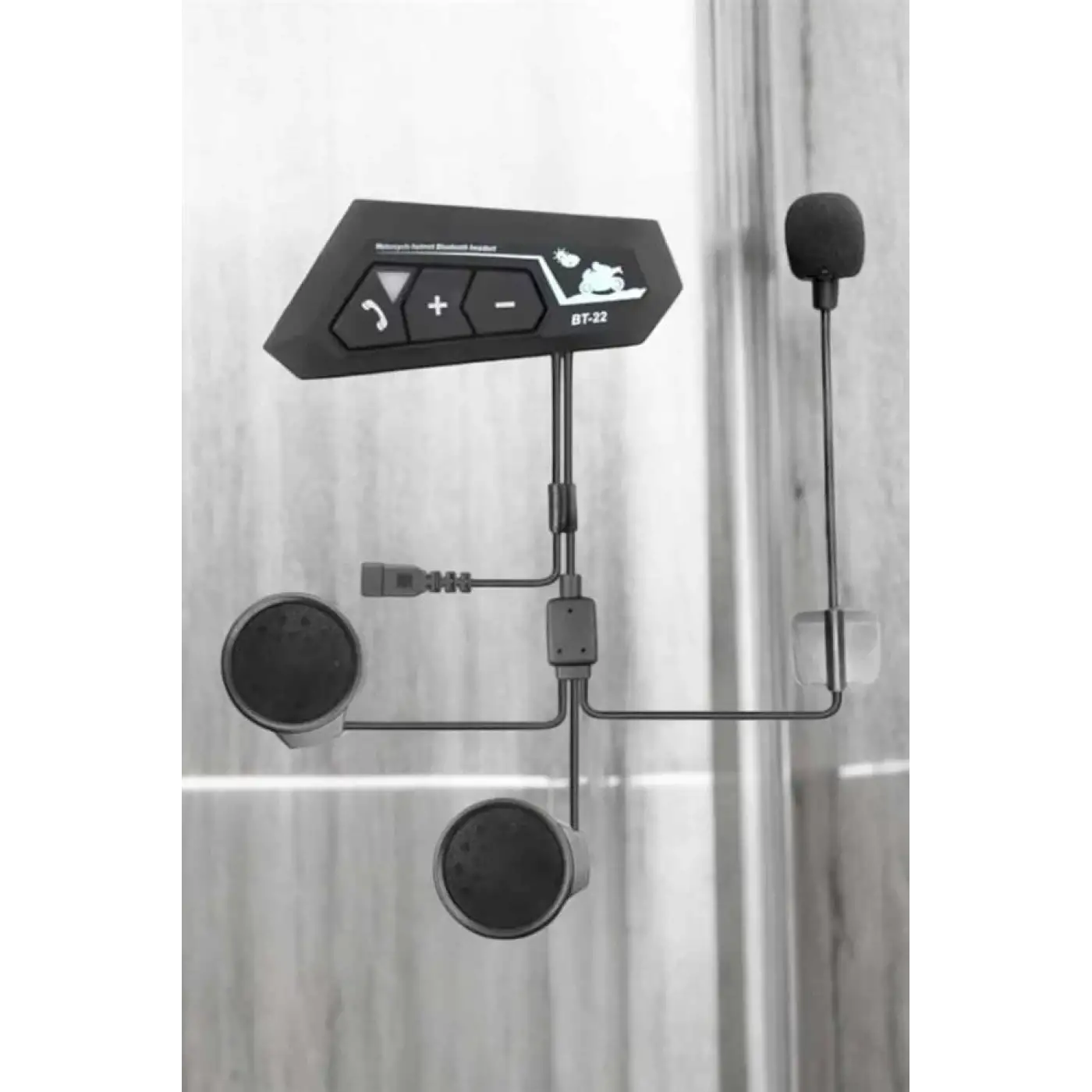 İnterkom Intercom Kask Kulaklık Bt22 Bluetooth Motosiklet Kulaklık 5.0 Bluetooth