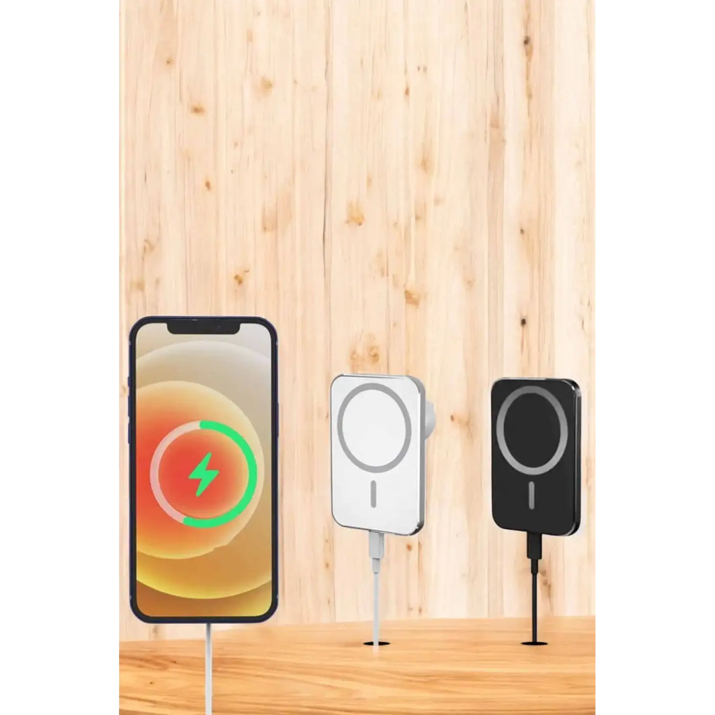 İOS Uyumlu Manyetik Tasarım Magsafe İphone 12/13/14/15 araç şarjı