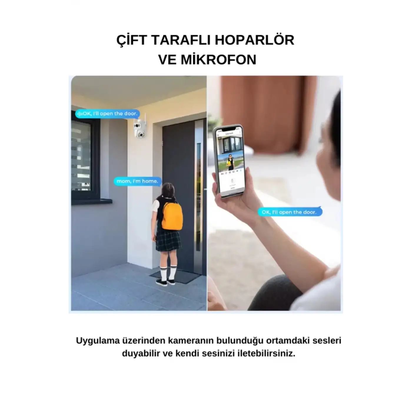 Ip Kamera 2+2 Mp 4mp 1080p Ultra Hd Hareketli Sensör Dış Ortam Ip Kamera Speed Dome Akıllı Ip Çift Kamera