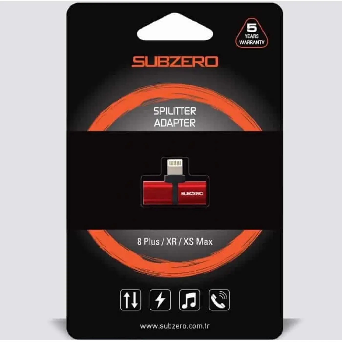İphone 14 - Lightning 2 in 1 Şarj Ve Kulaklık Subzero CA12