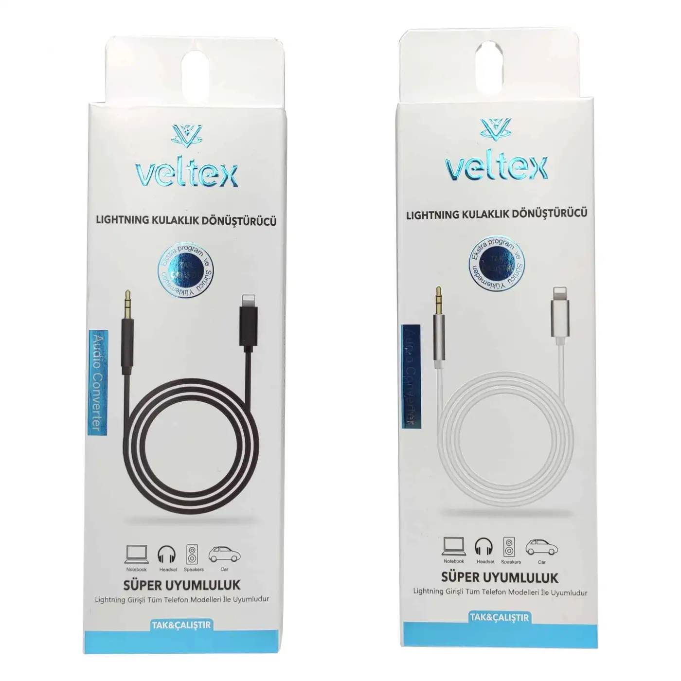 İphone Aux kablosu 1 Metre Aux Çevirici Arbkas ARB-513