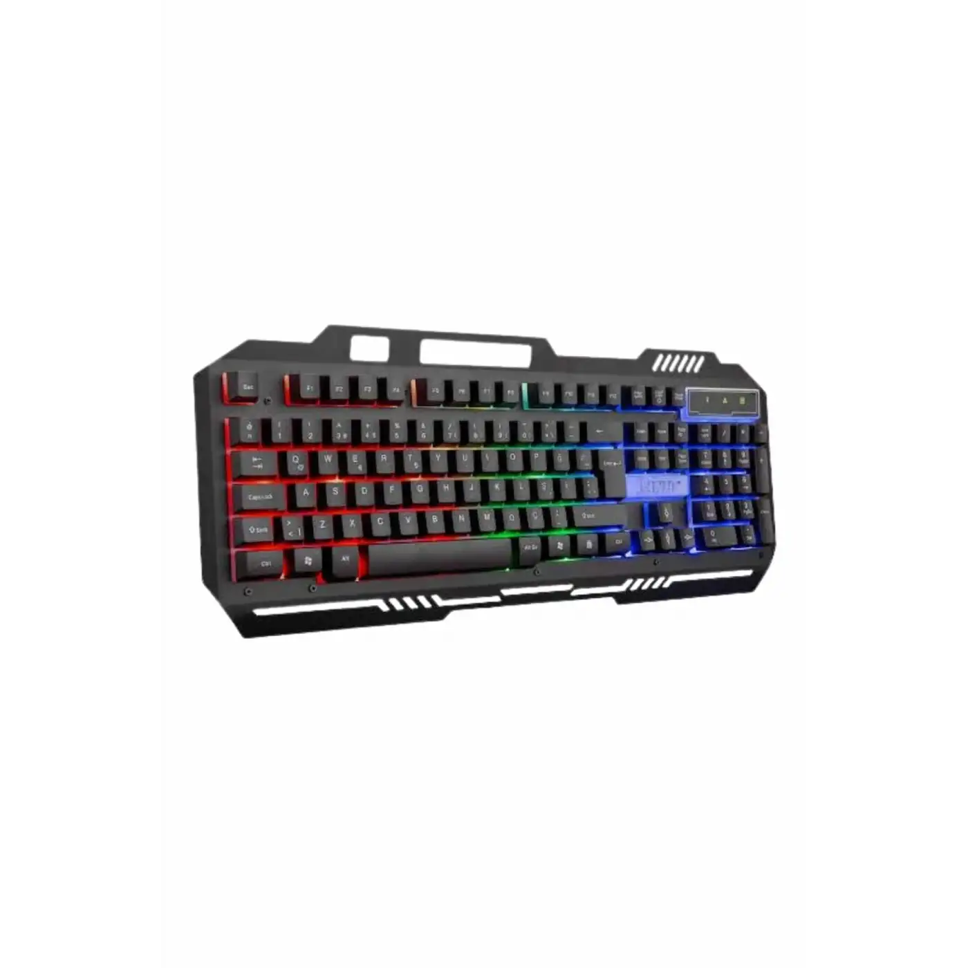 Işıklı  Q Klavye Mouse Seti Siyah   Klavye