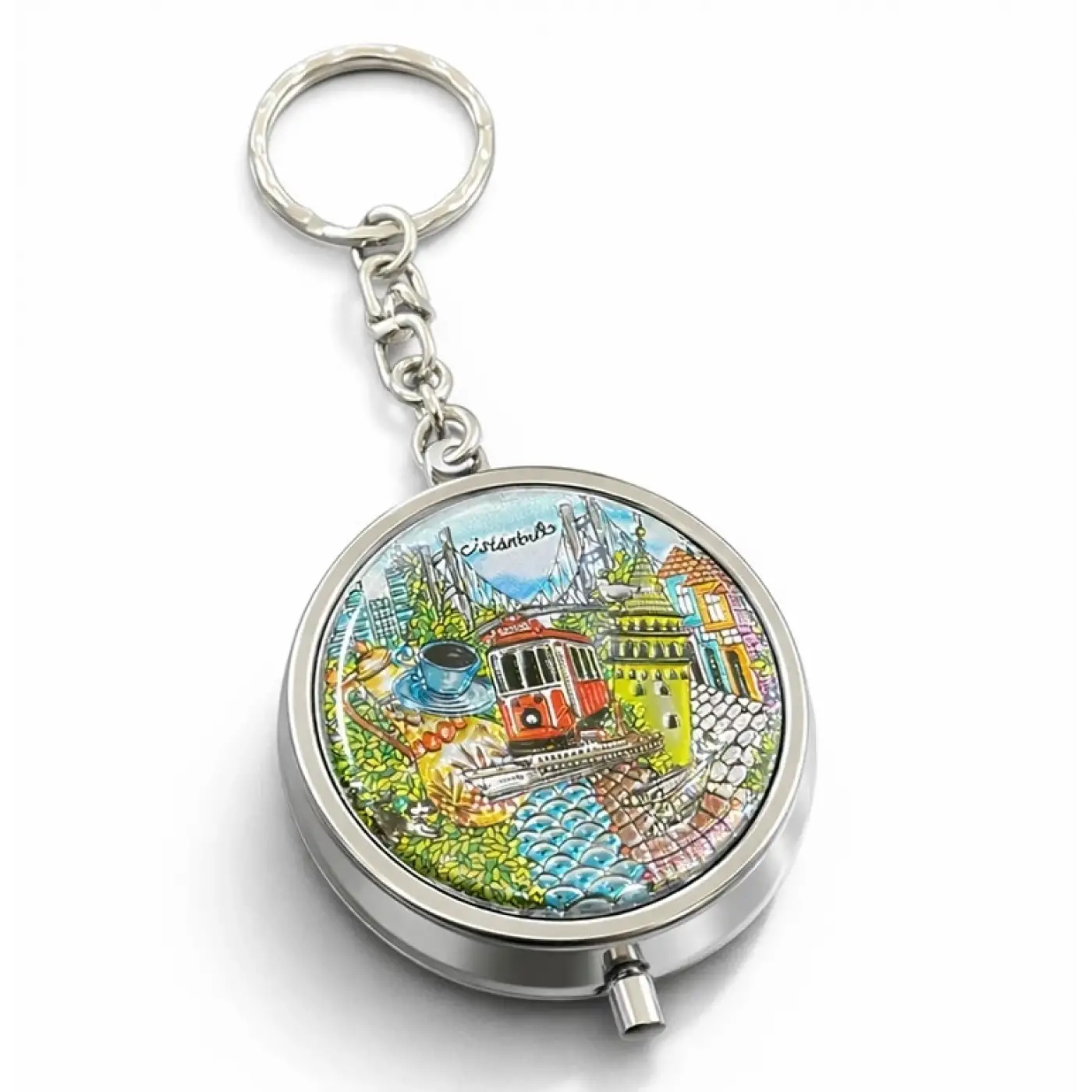 İstanbul Temalı Küllük Anahtarlık Alk4051