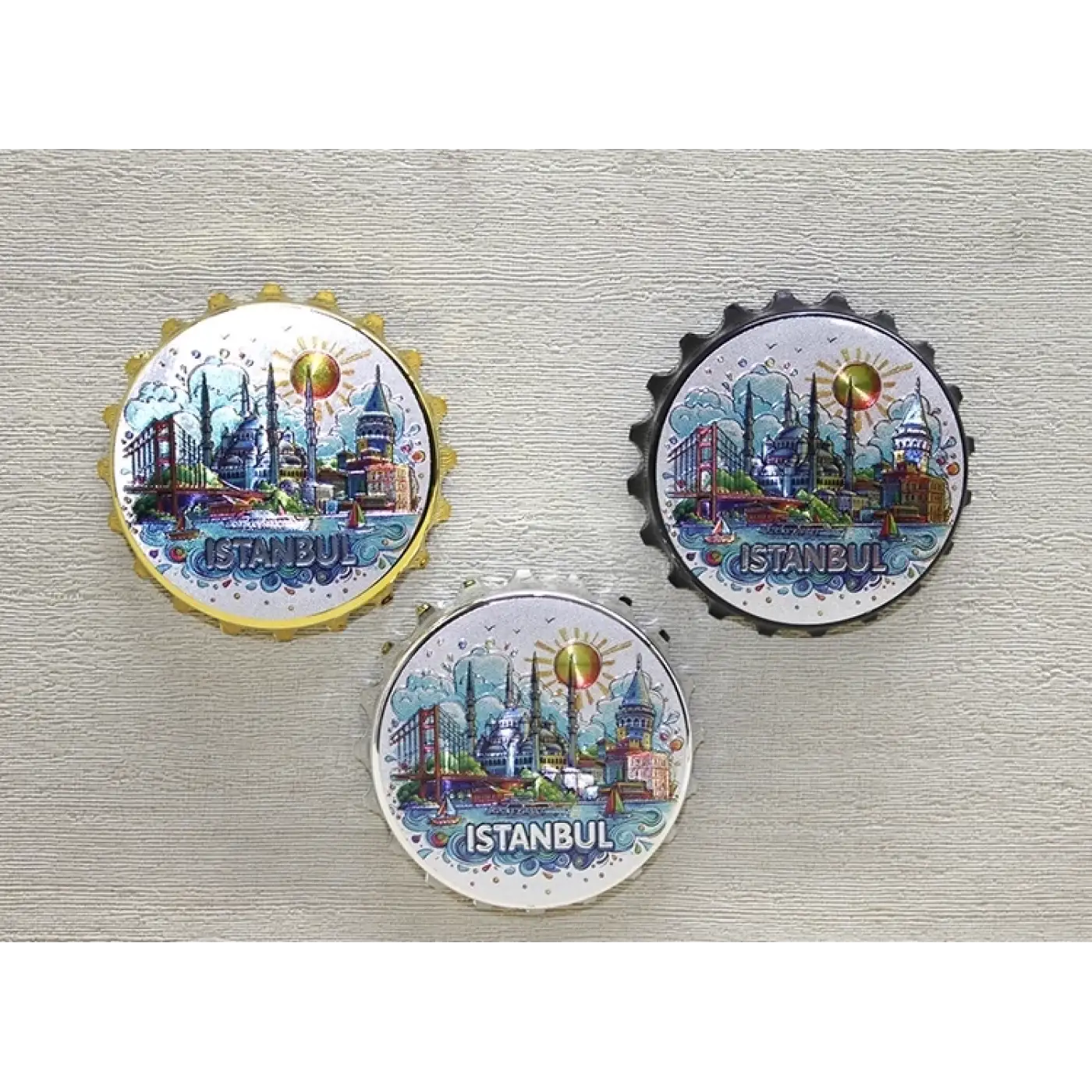 İstanbul Temalı Metal Magnet Alk4341
